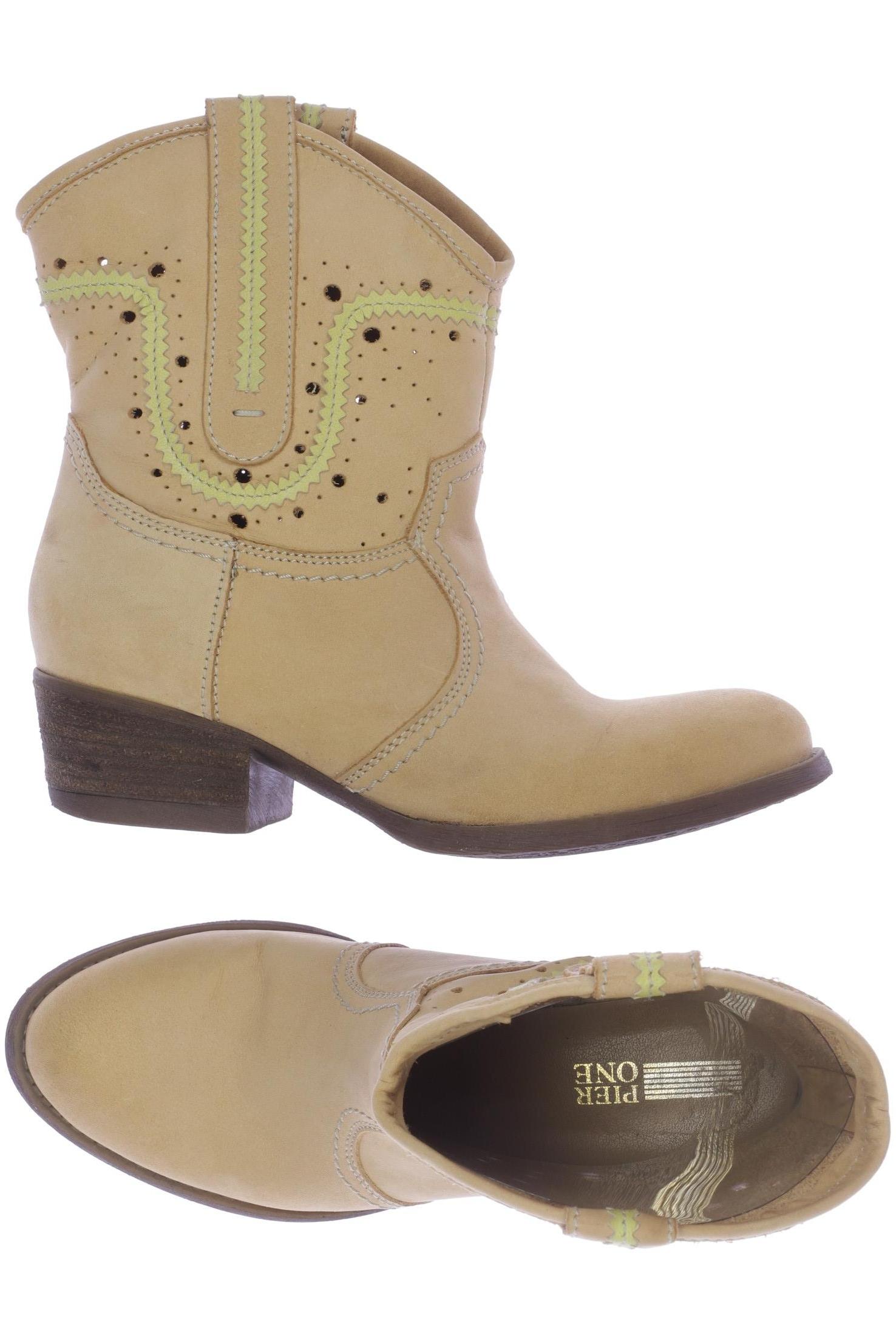 Thumbnail - pier one Damen Stiefelette, beige, Gr. 36