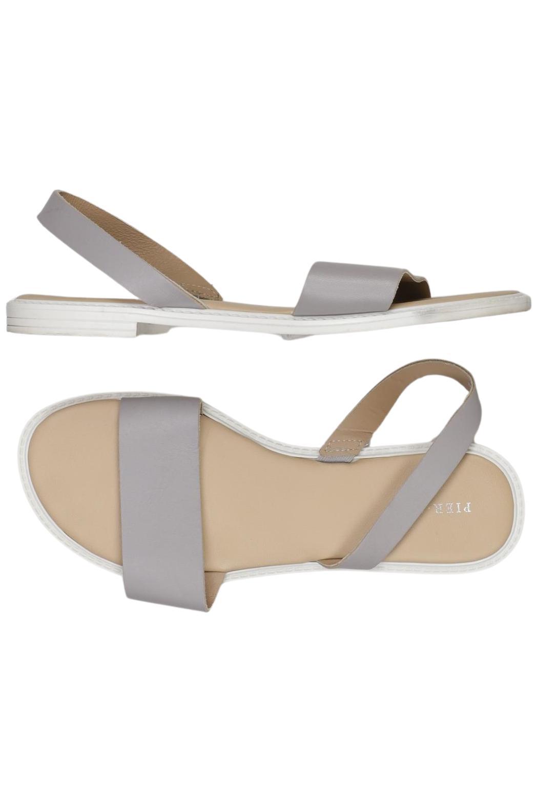 

pier one Damen Sandale, grau, Gr. 38