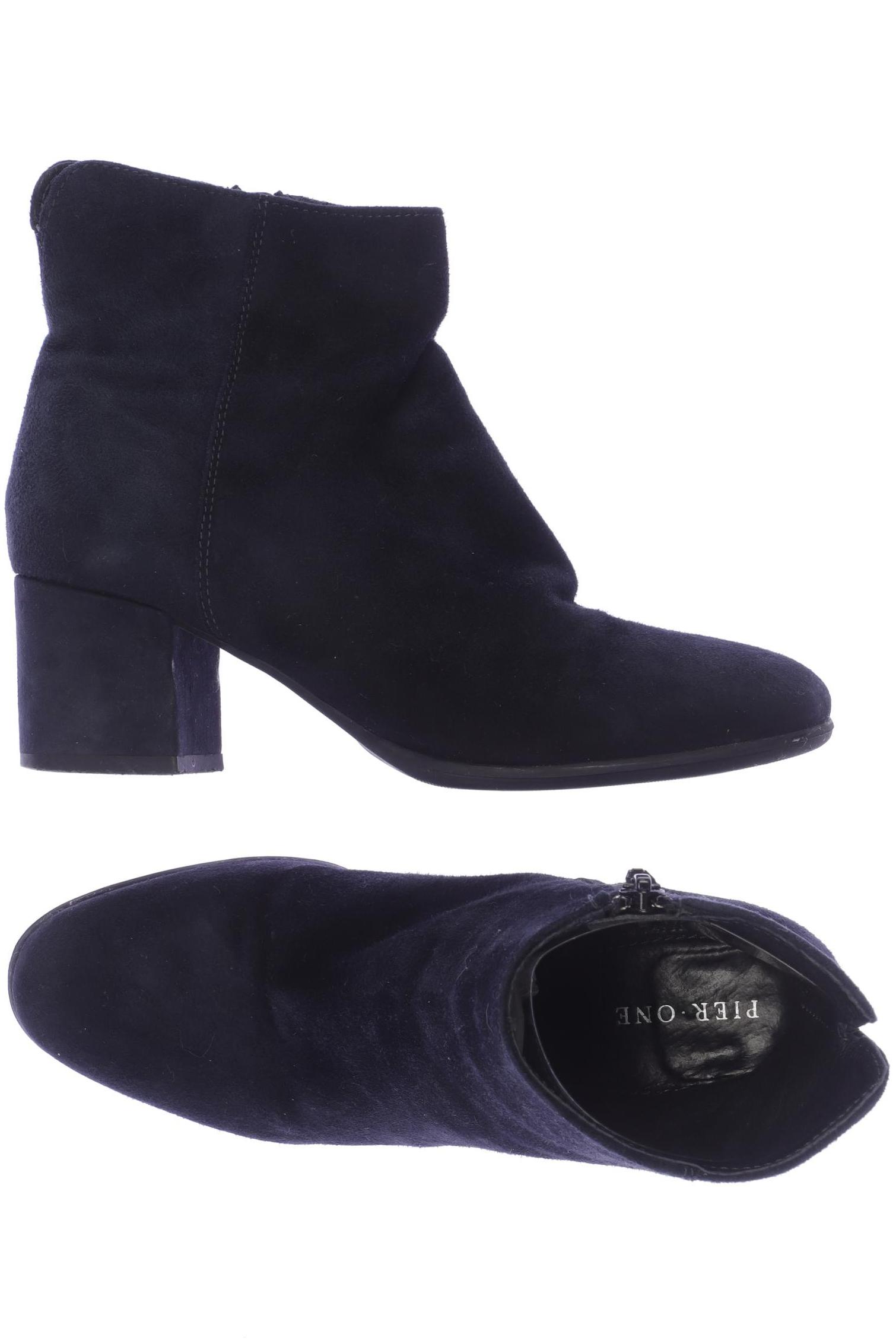 

pier one Damen Stiefelette, marineblau, Gr. 36