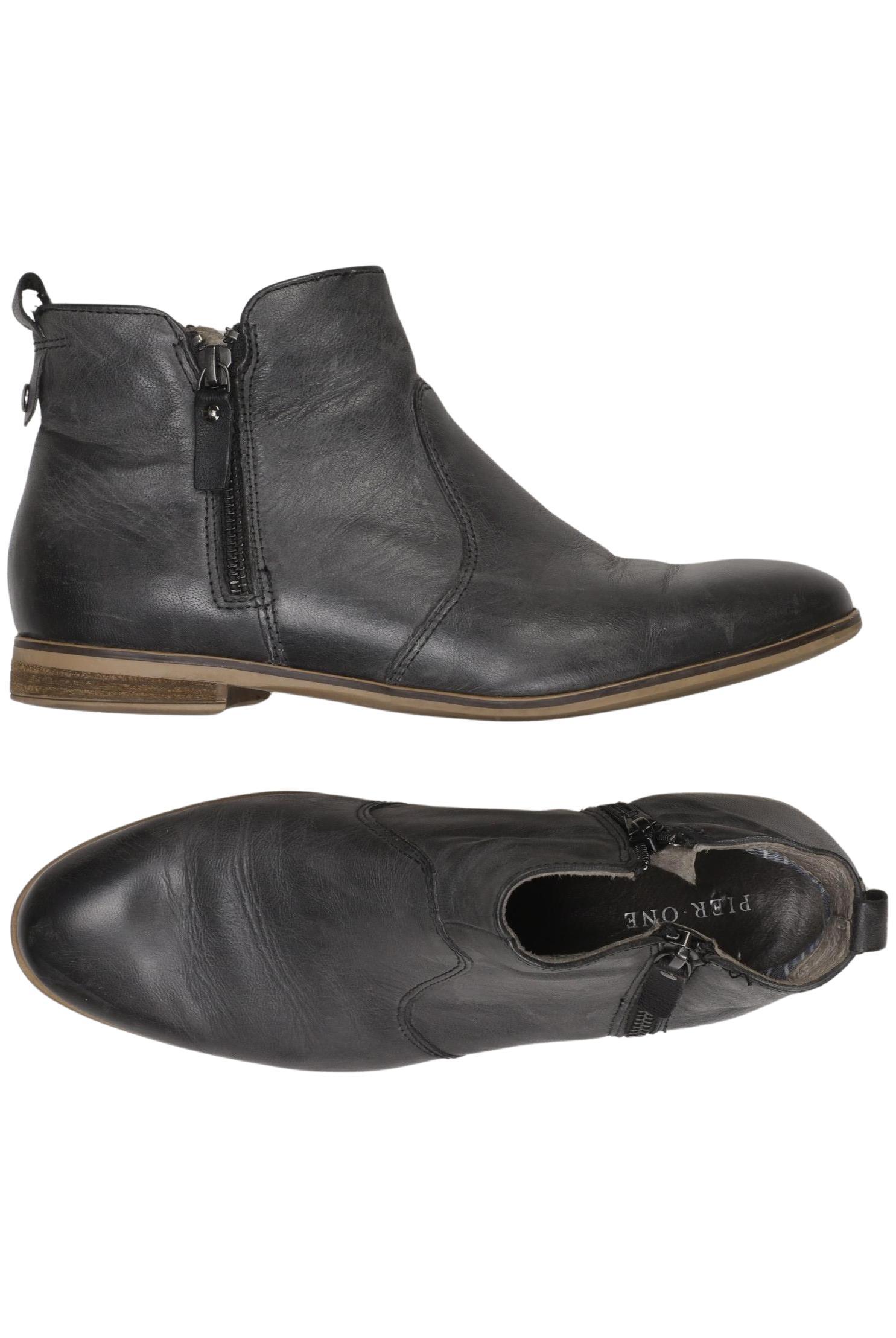 

pier one Damen Stiefelette, schwarz, Gr. 38