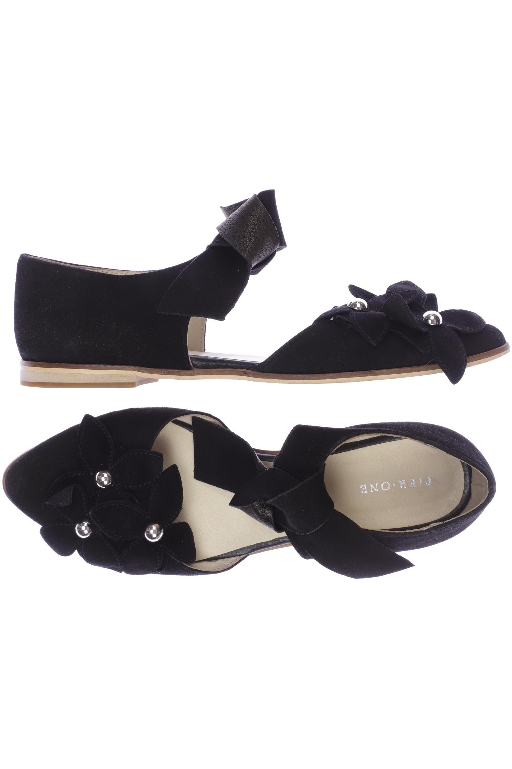 

pier one Damen Ballerinas, schwarz, Gr. 40