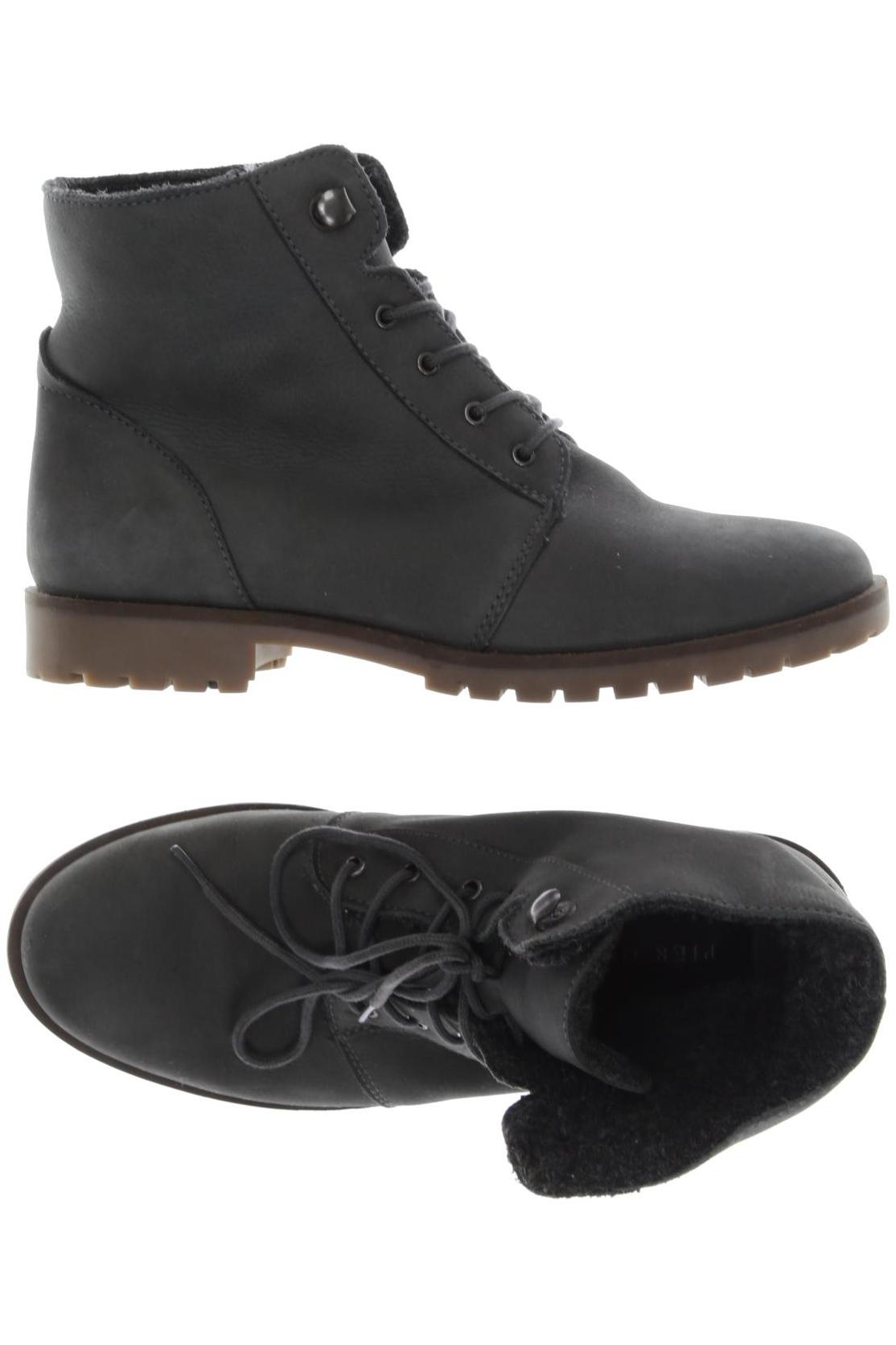 

pier one Damen Stiefelette, grau, Gr. 37