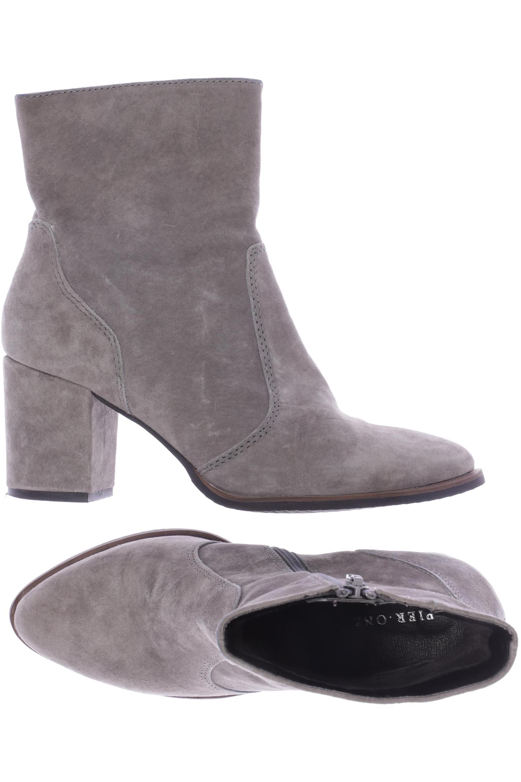 

pier one Damen Stiefelette, grau, Gr. 38