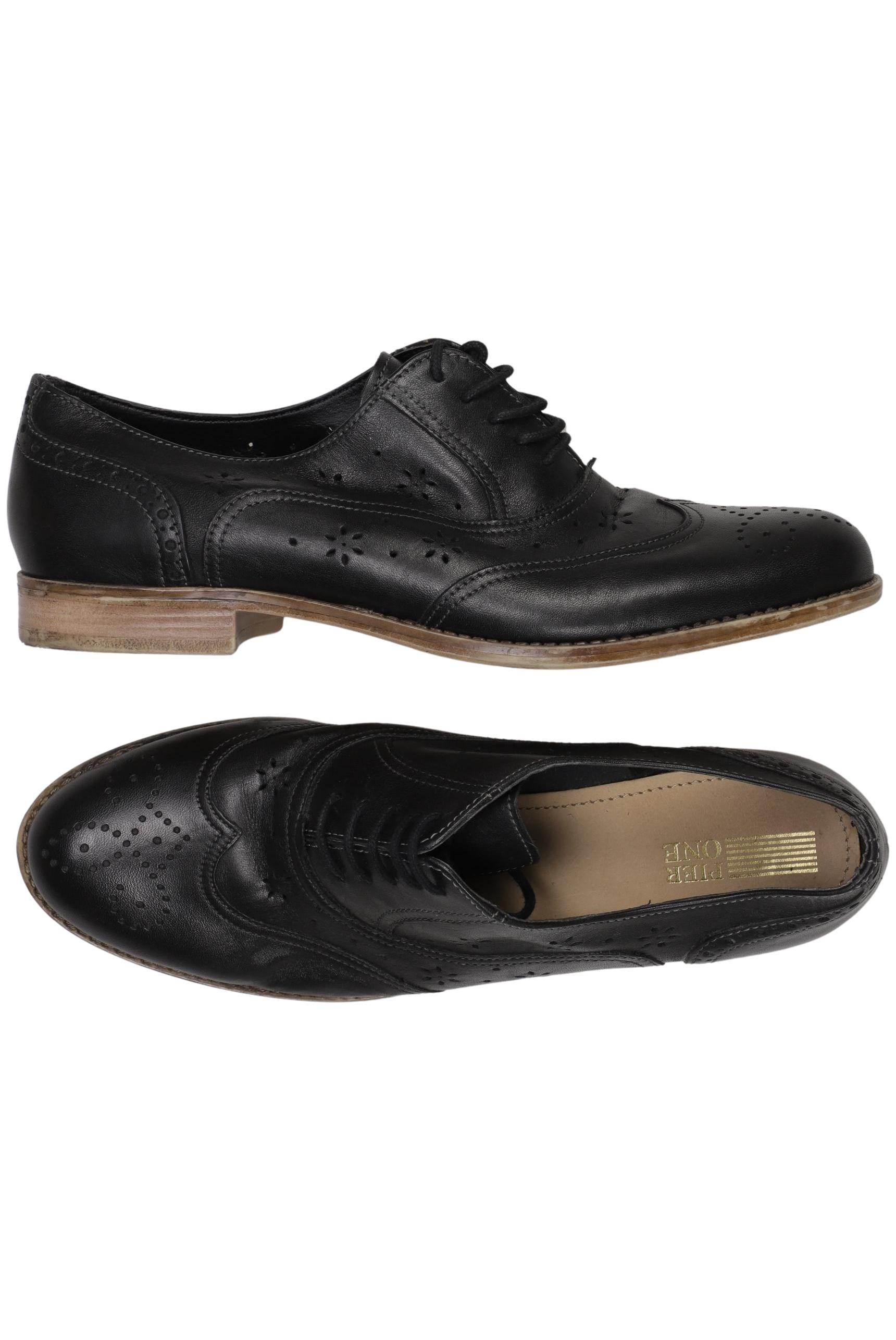 

pier one Damen Halbschuh, schwarz, Gr. 41