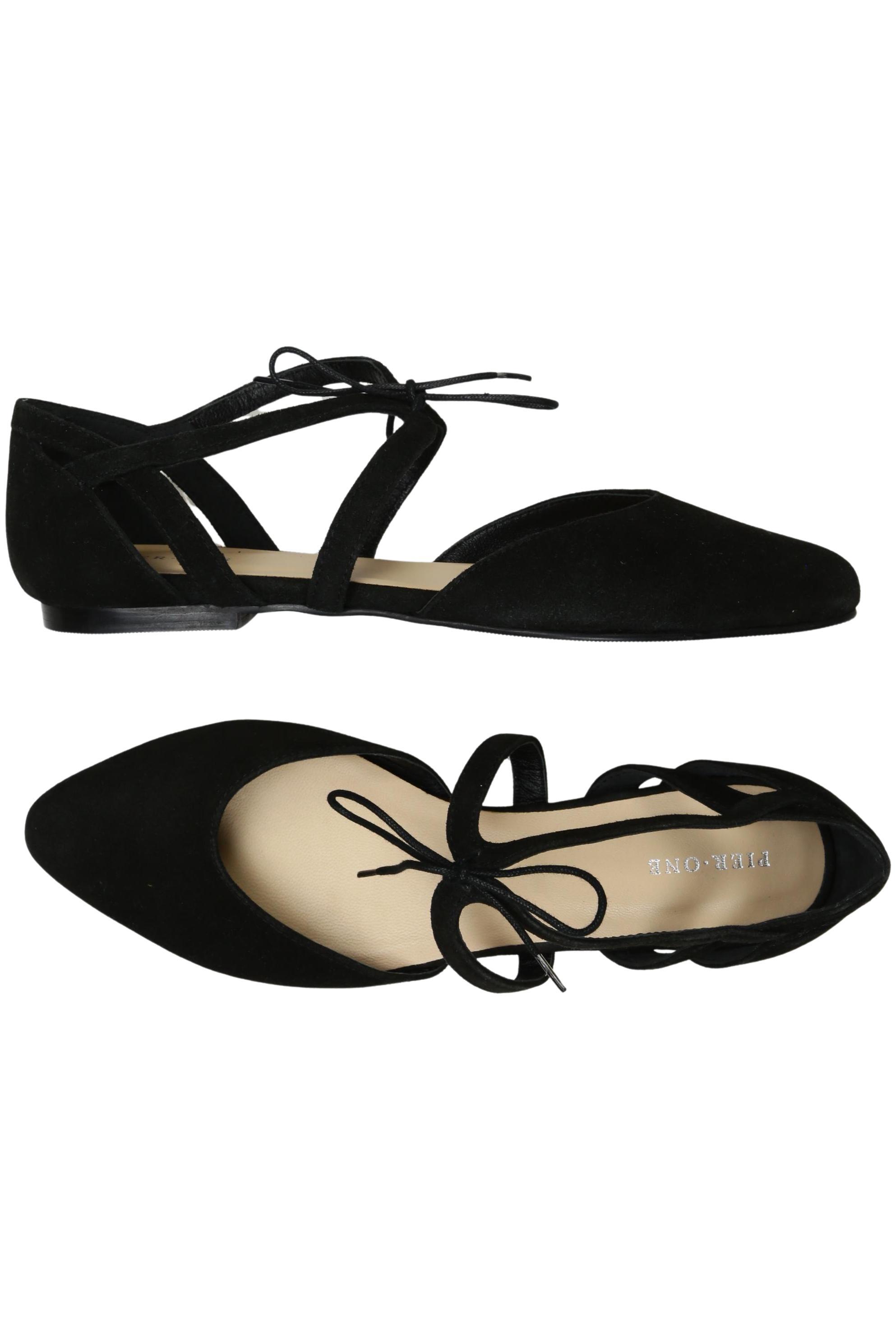 

pier one Damen Ballerinas, schwarz, Gr. 40