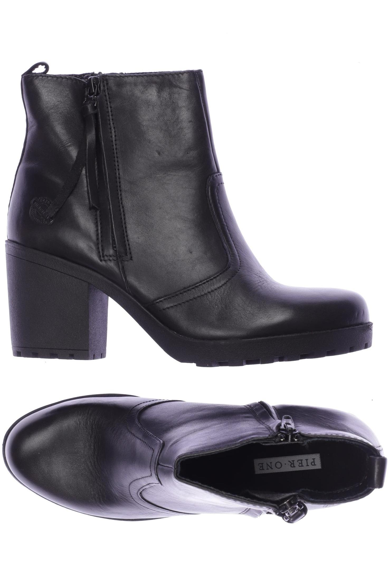 

pier one Damen Stiefelette, schwarz, Gr. 41