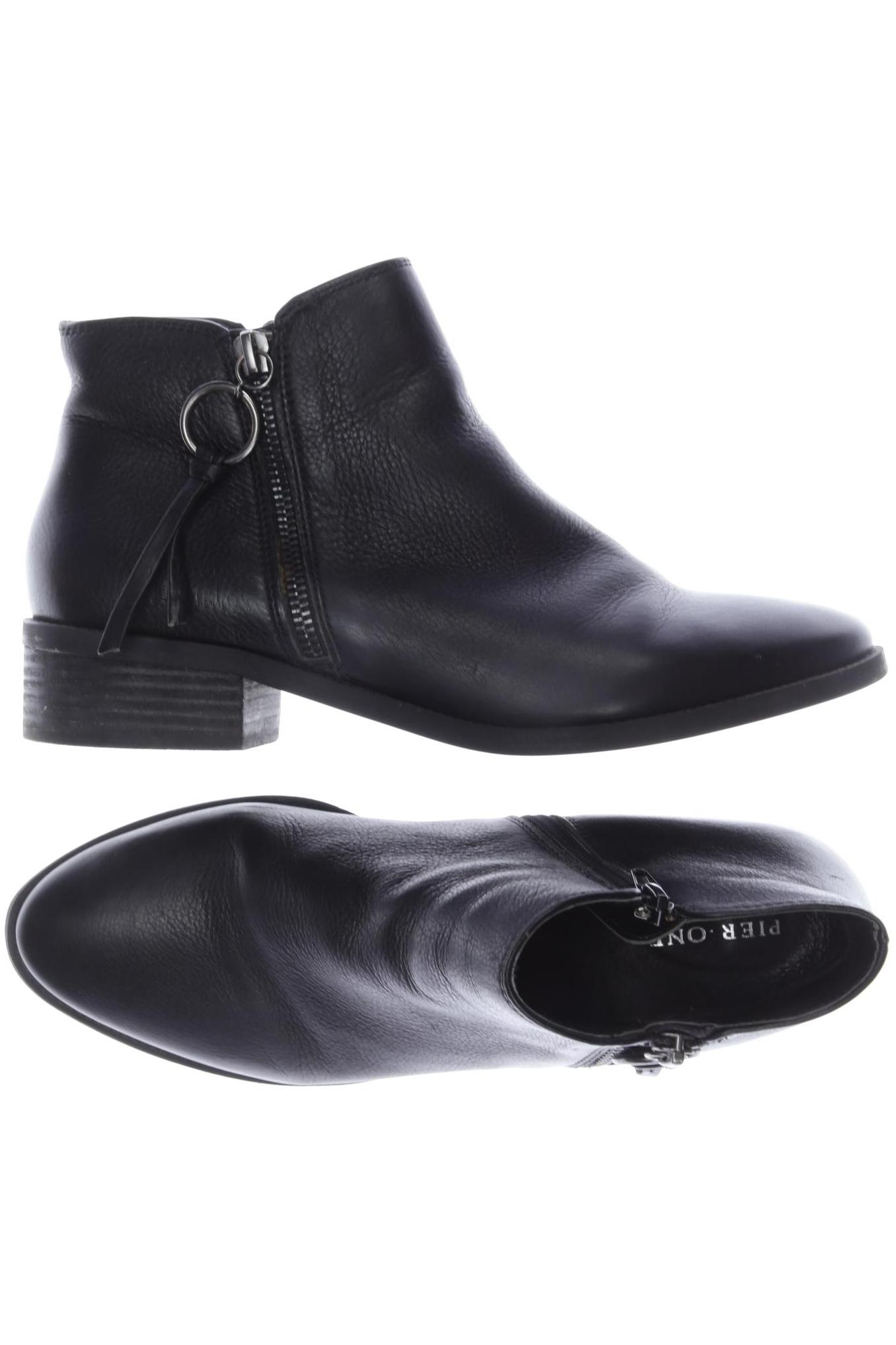 

pier one Damen Stiefelette, schwarz, Gr. 39