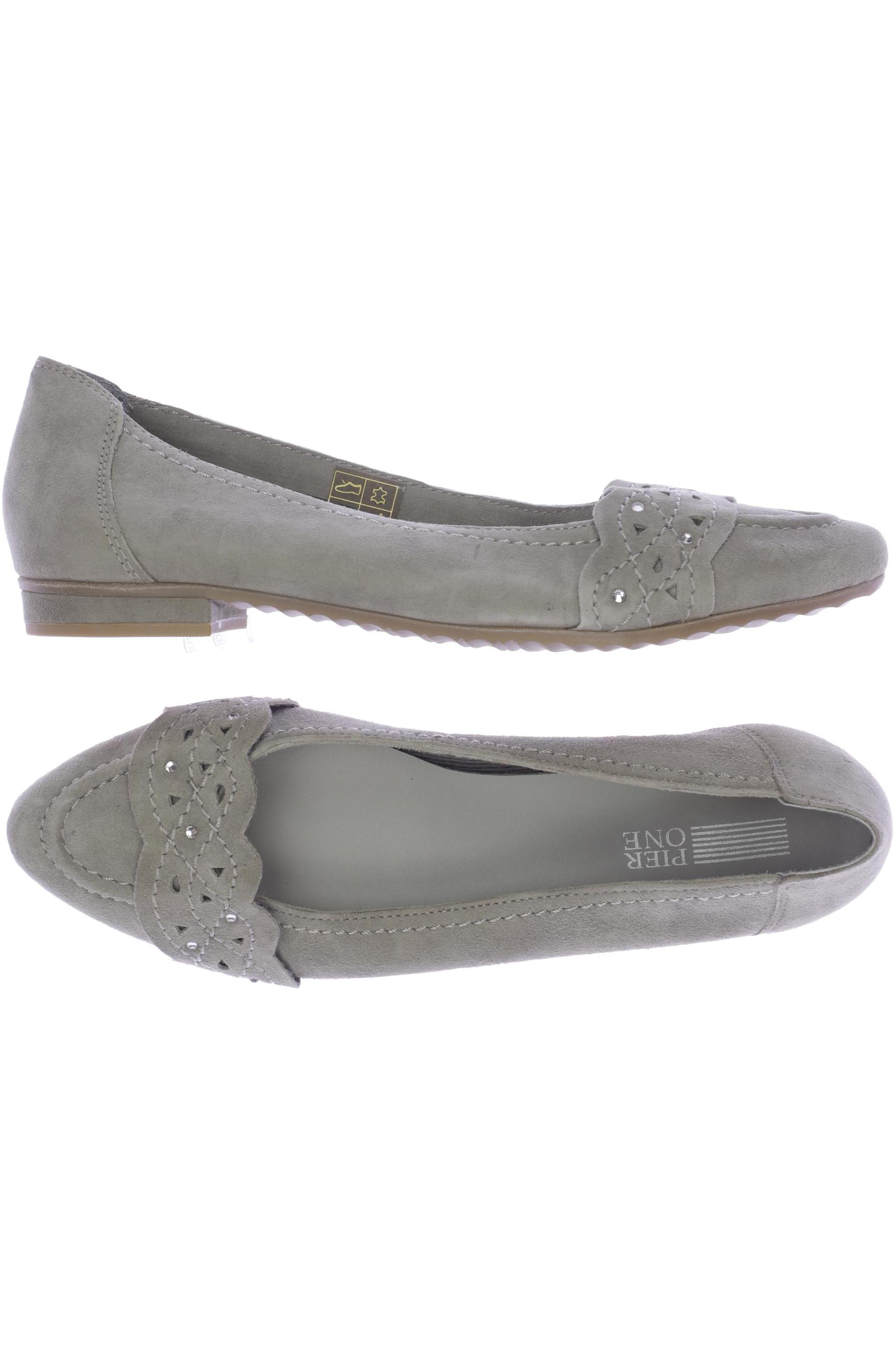 

pier one Damen Ballerinas, grün, Gr. 38