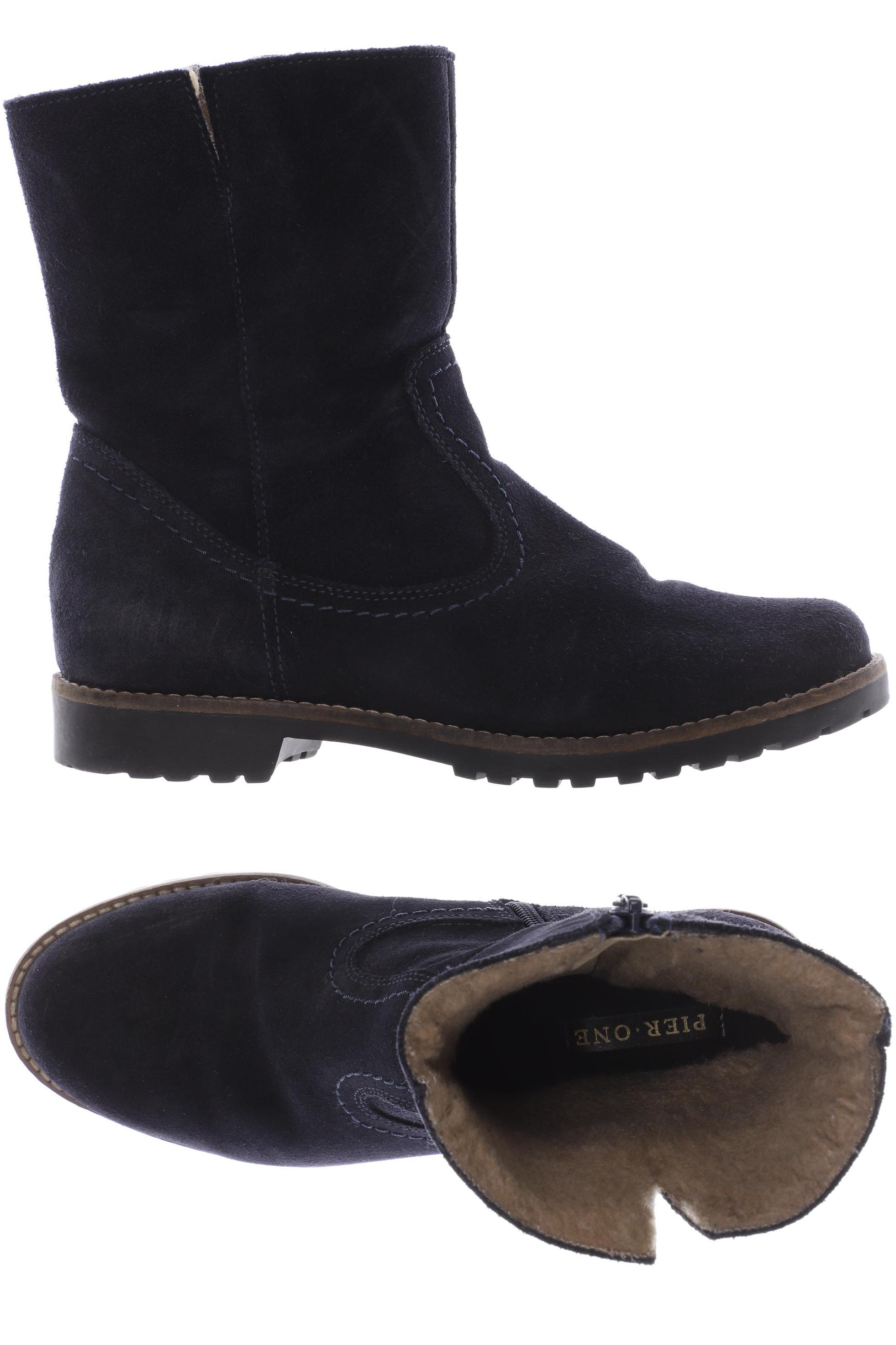 

pier one Damen Stiefelette, marineblau, Gr. 37