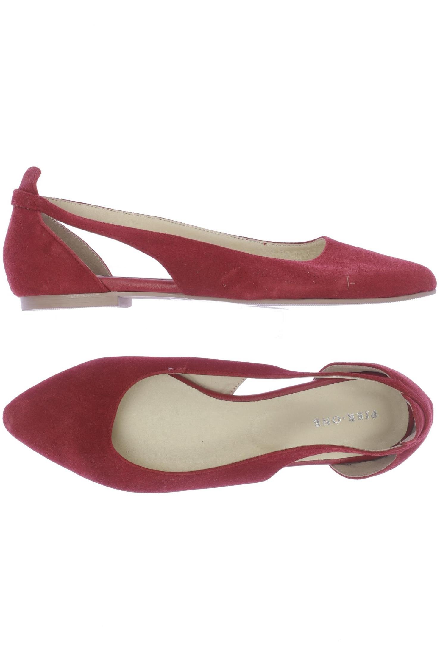 

pier one Damen Ballerinas, rot, Gr. 39