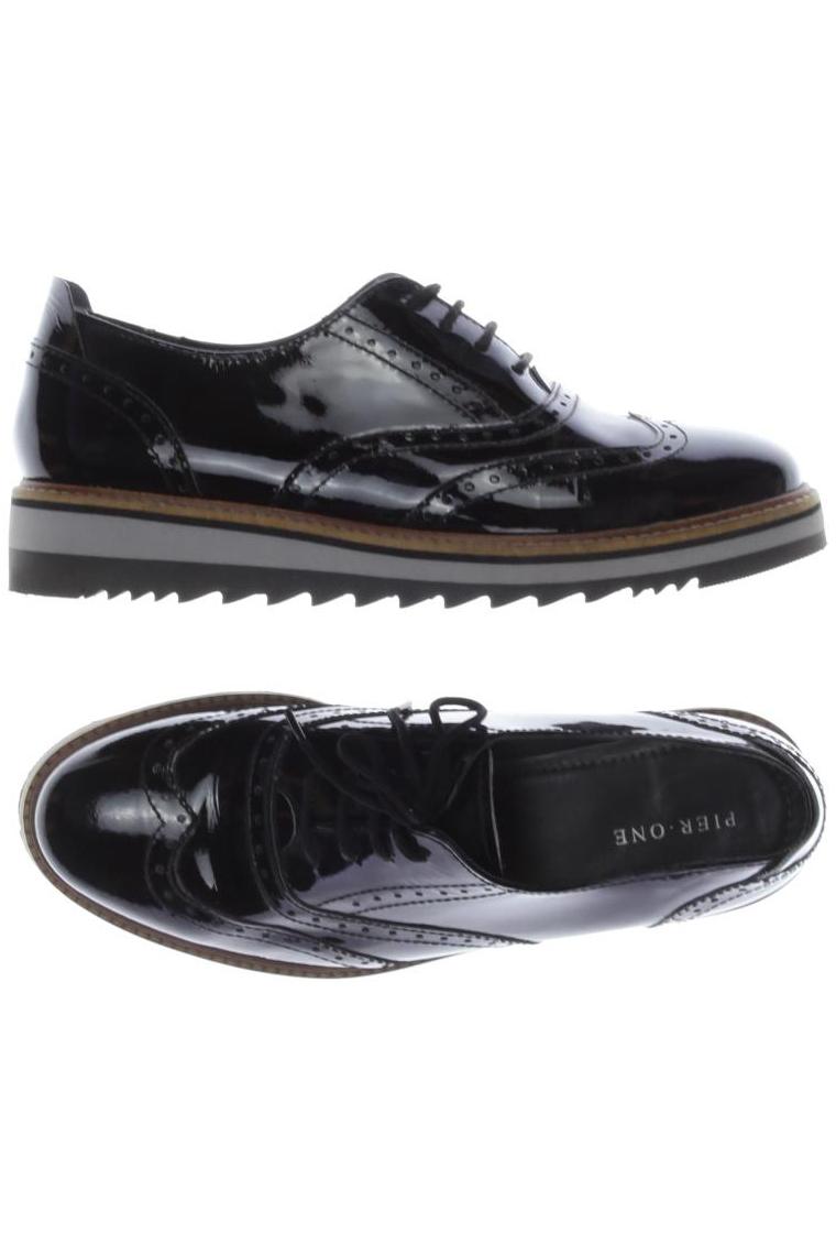 

pier one Damen Halbschuh, schwarz, Gr. 37