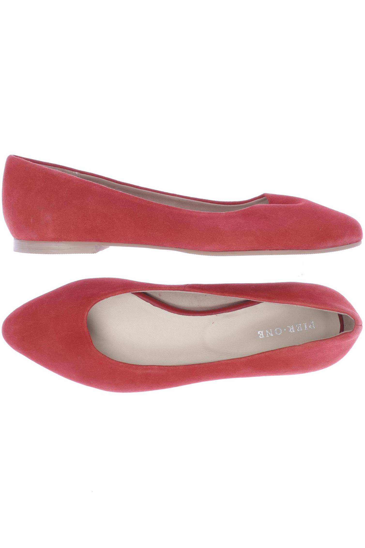 

pier one Damen Ballerinas, rot, Gr. 37