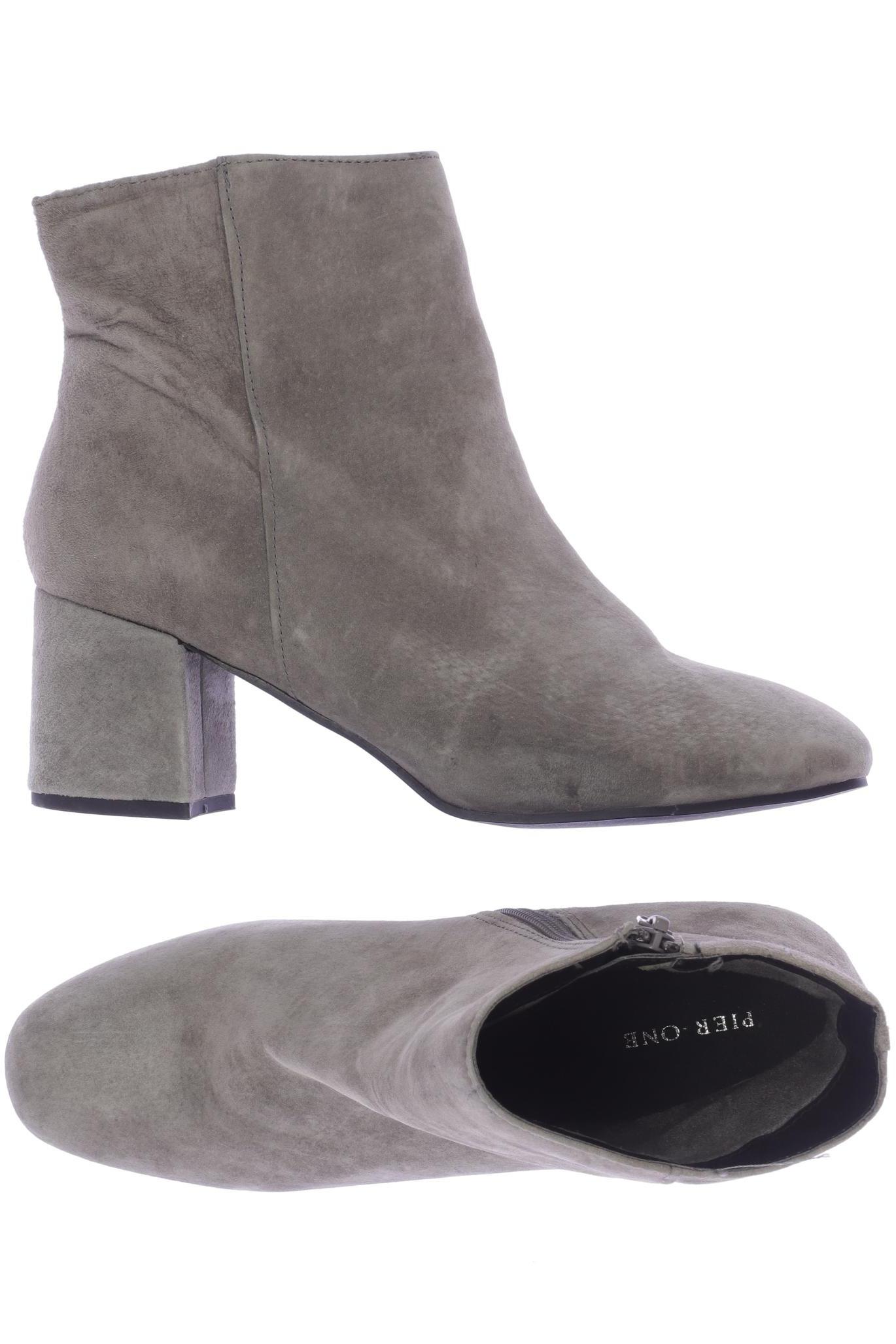 

pier one Damen Stiefelette, grau, Gr. 40
