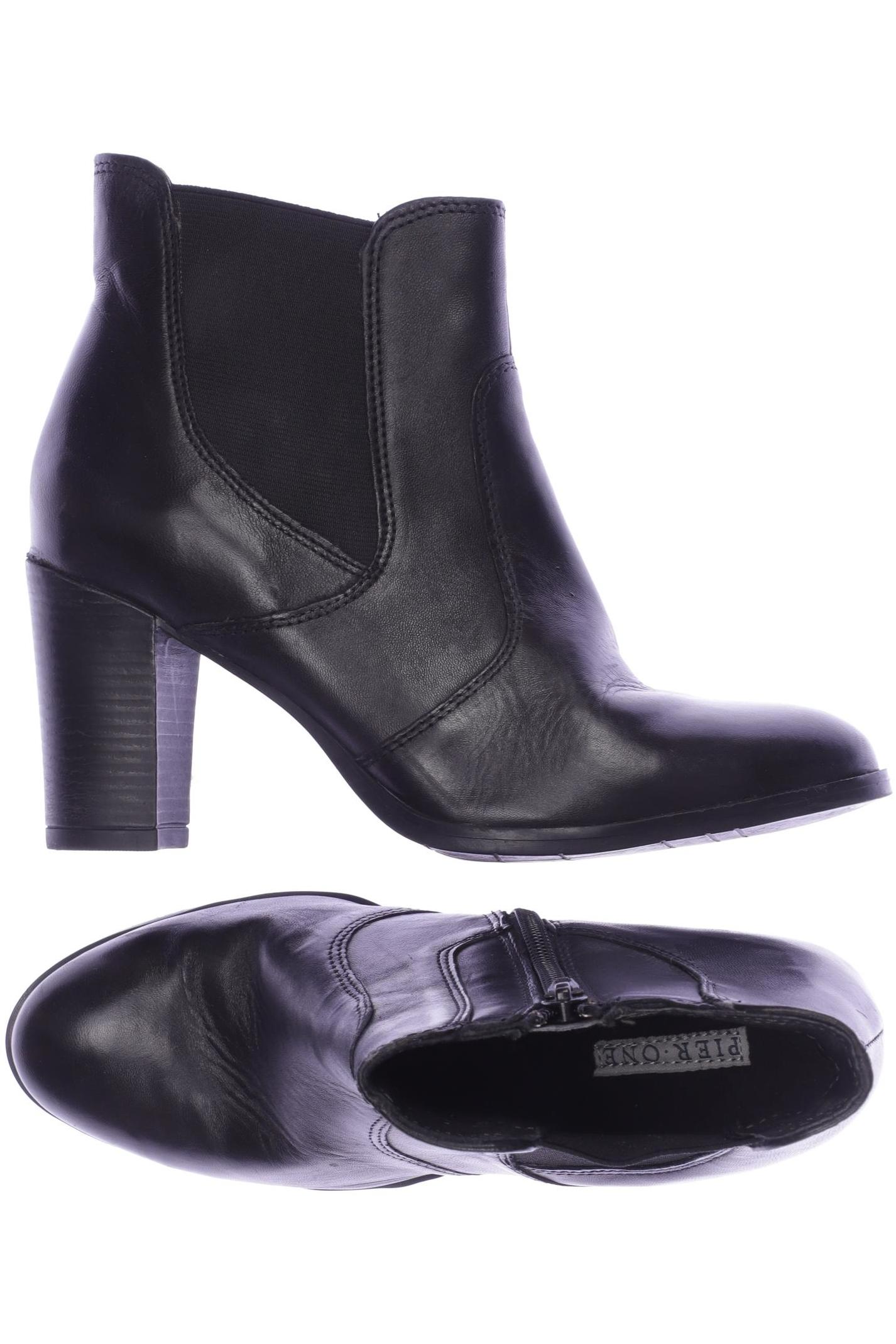 

pier one Damen Stiefelette, schwarz, Gr. 38