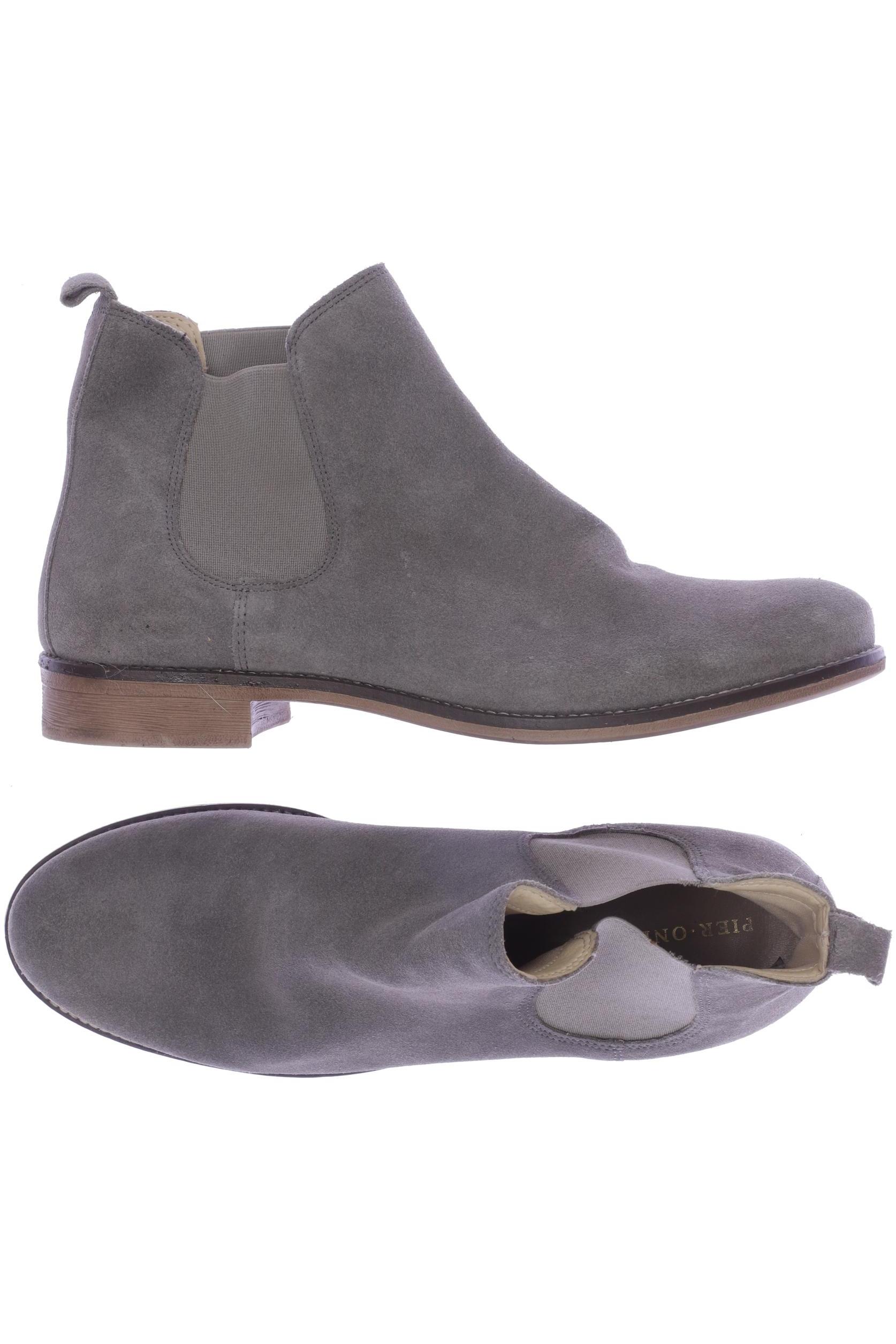 

pier one Damen Stiefelette, grau, Gr. 42