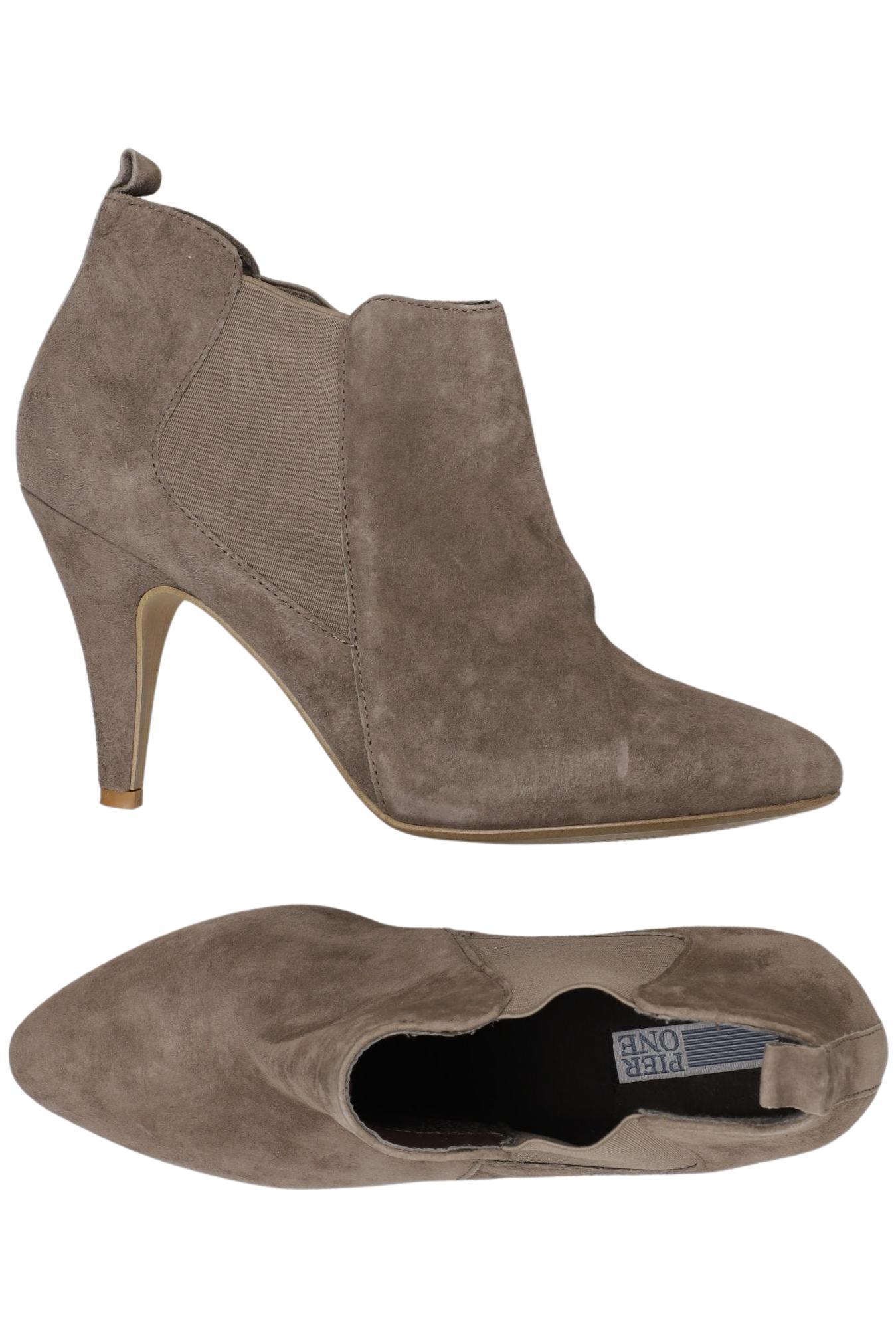 

pier one Damen Stiefelette, beige, Gr. 40