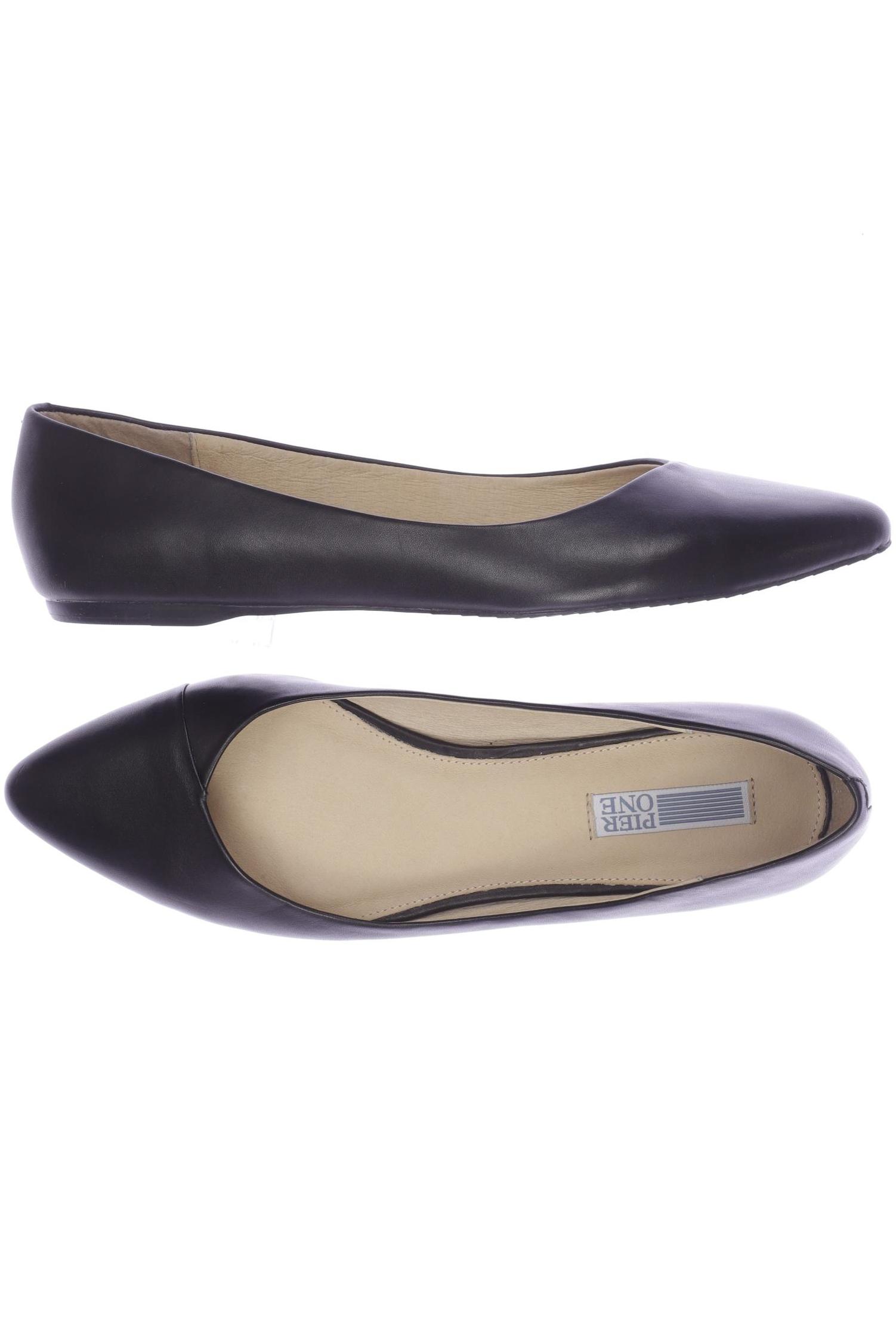 

pier one Damen Ballerinas, schwarz, Gr. 41