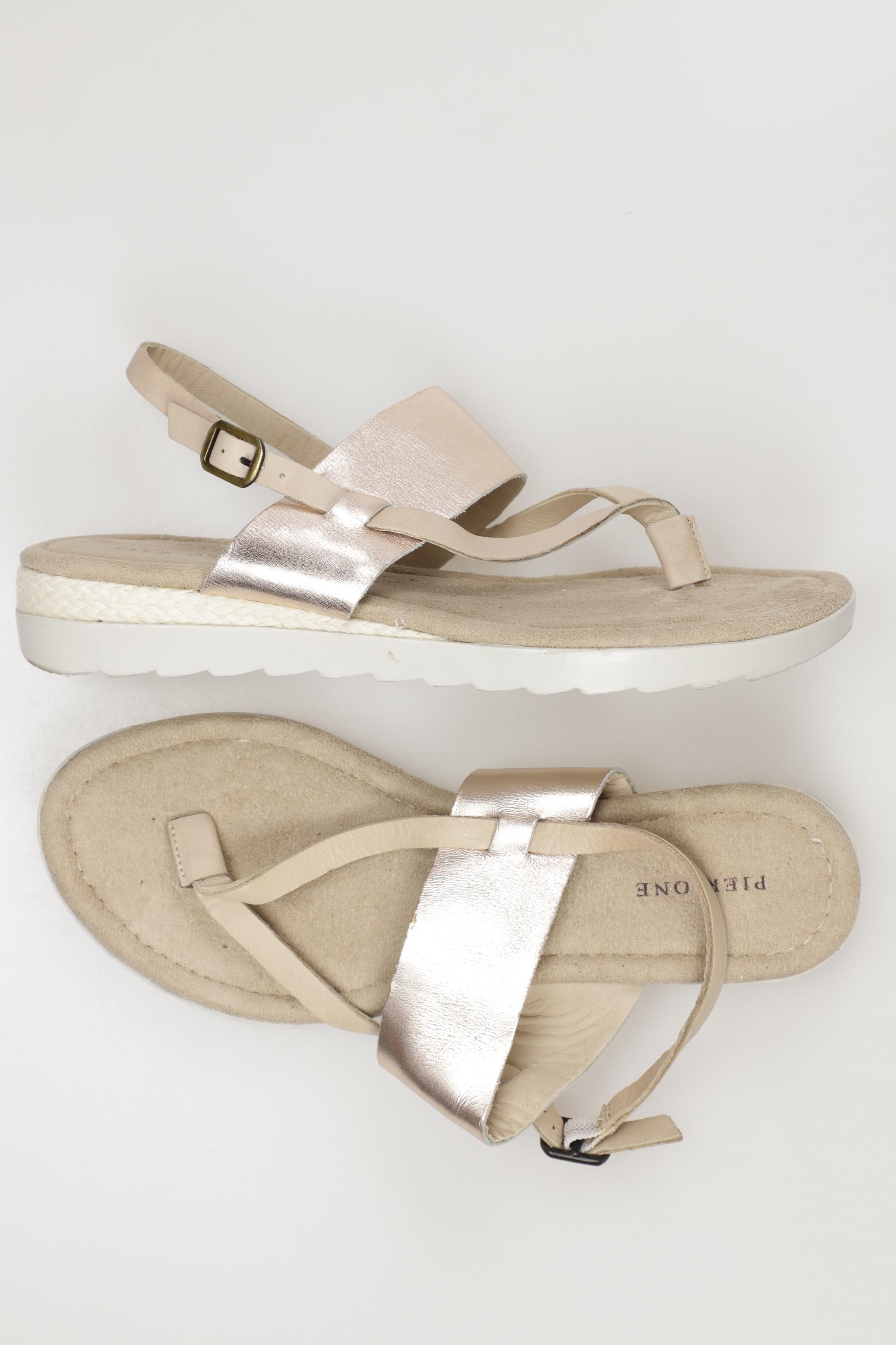 

pier one Damen Sandale, beige, Gr. 39