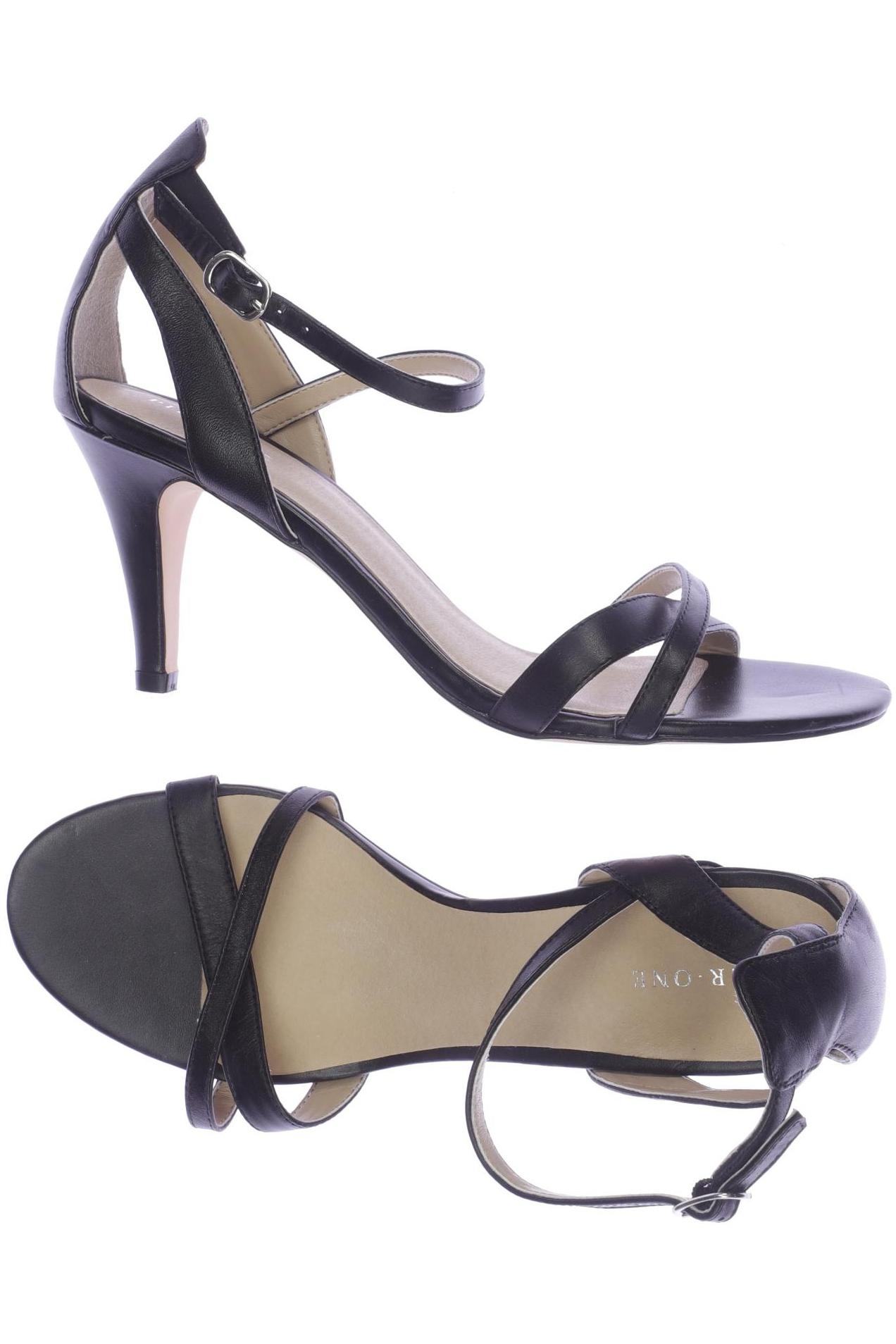 

pier one Damen Sandale, schwarz, Gr. 40
