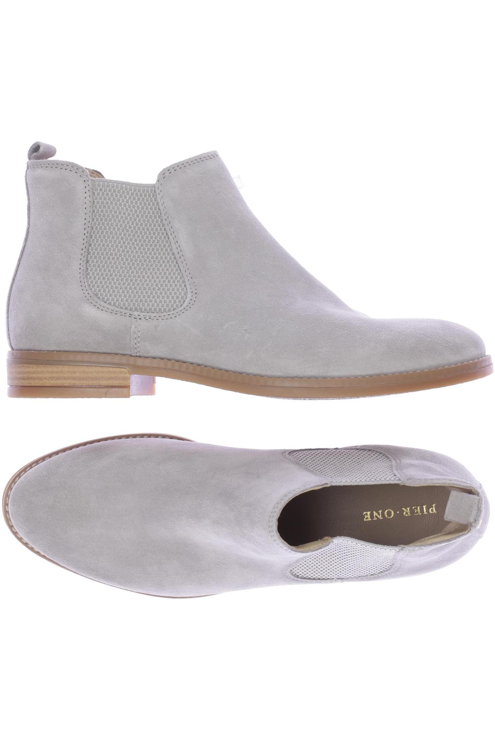 

pier one Damen Stiefelette, grau, Gr. 38