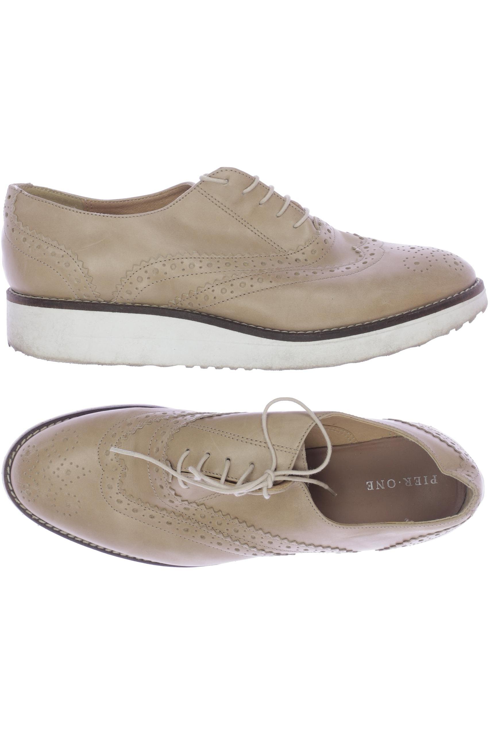 

pier one Damen Halbschuh, beige, Gr. 40