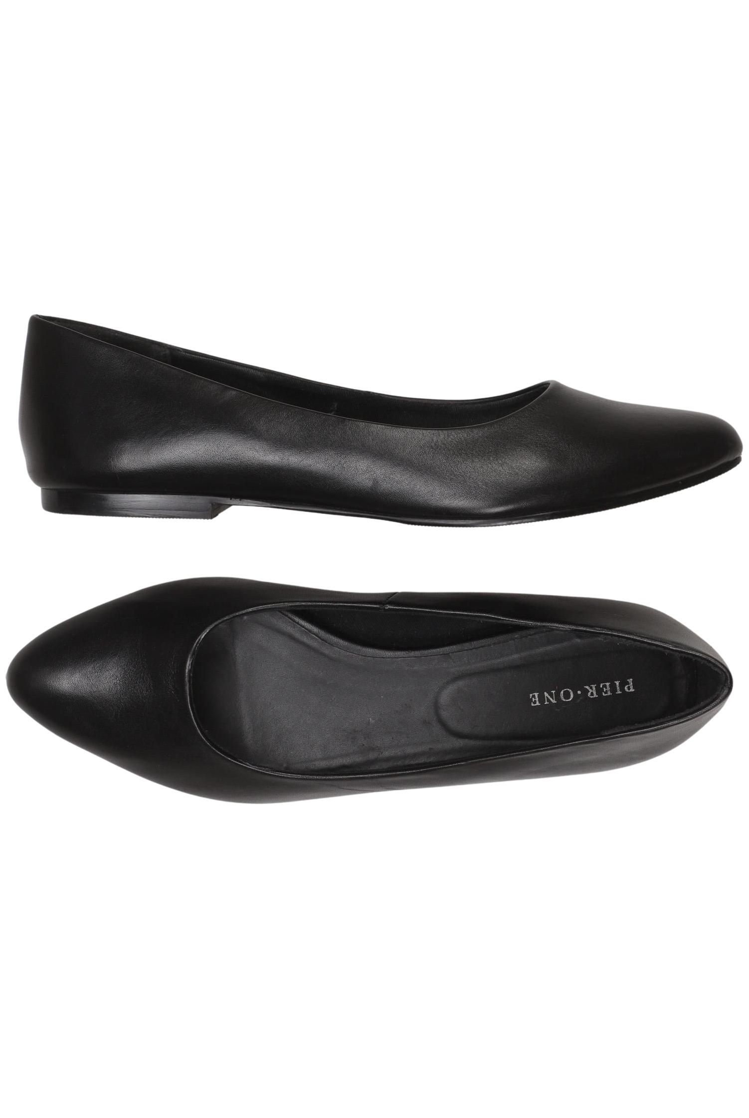 

pier one Damen Ballerinas, schwarz, Gr. 40
