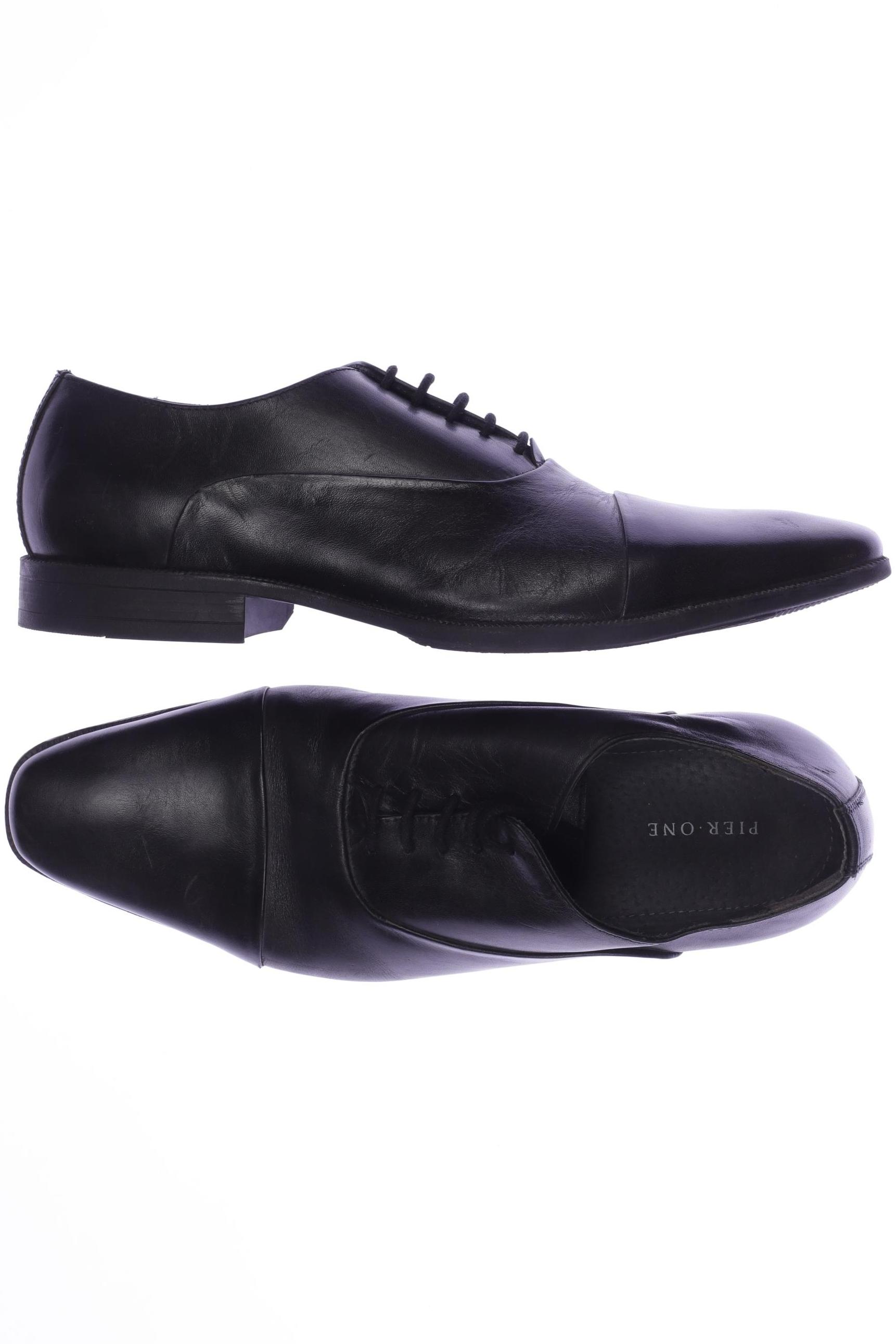 

pier one Herren Halbschuh, schwarz, Gr. 43