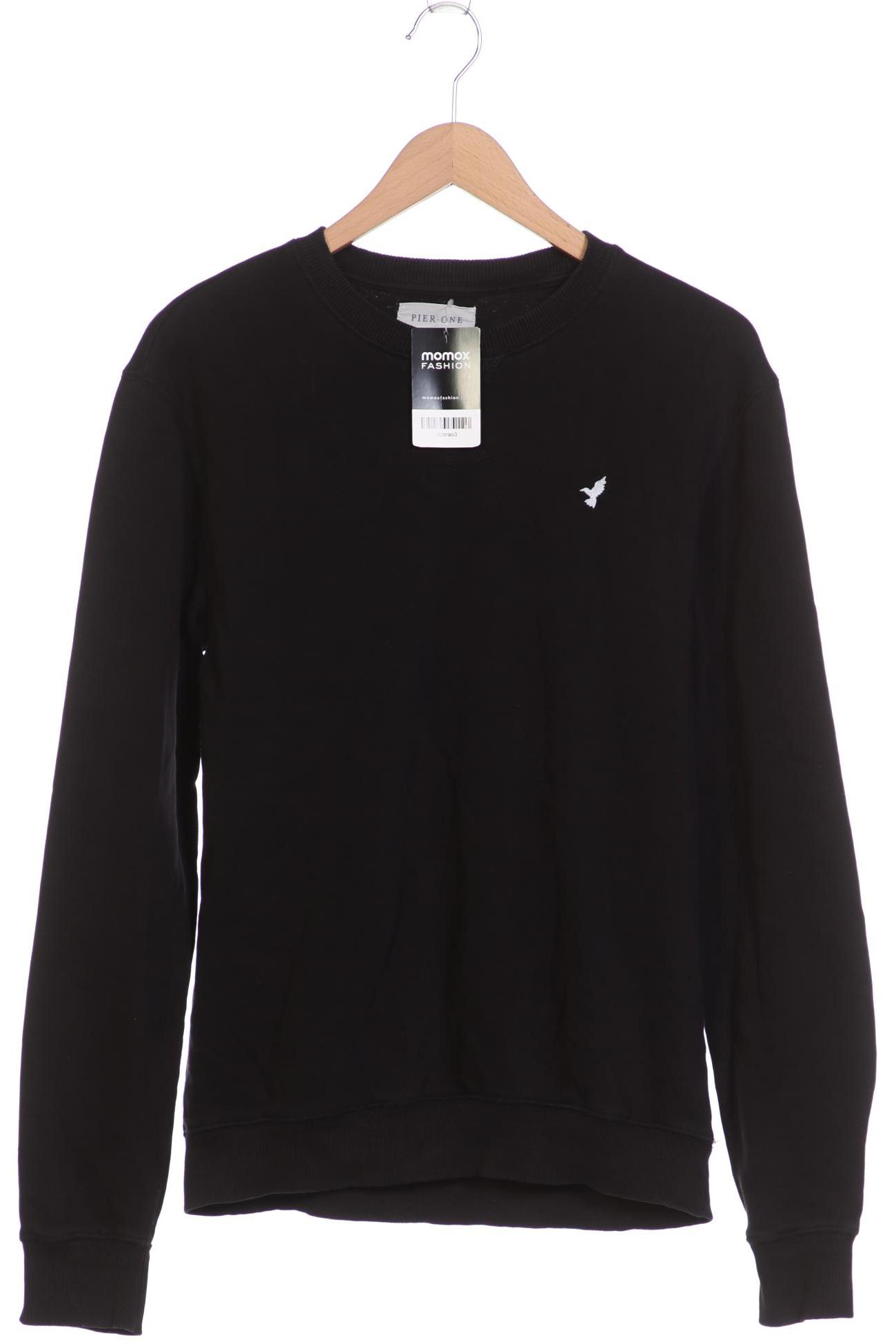 

pier one Herren Sweatshirt, schwarz, Gr. 48