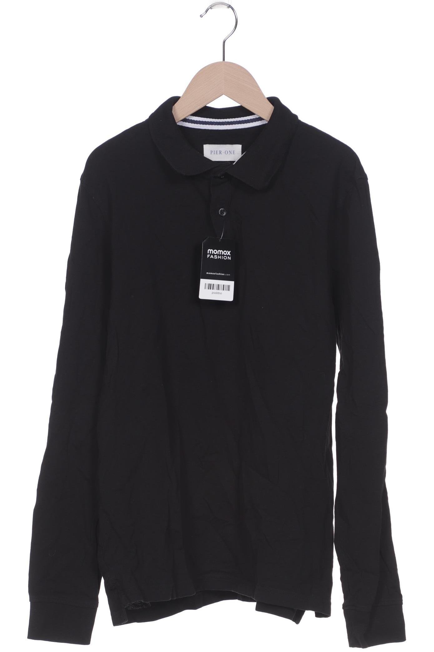 

pier one Herren Poloshirt, schwarz, Gr. 52