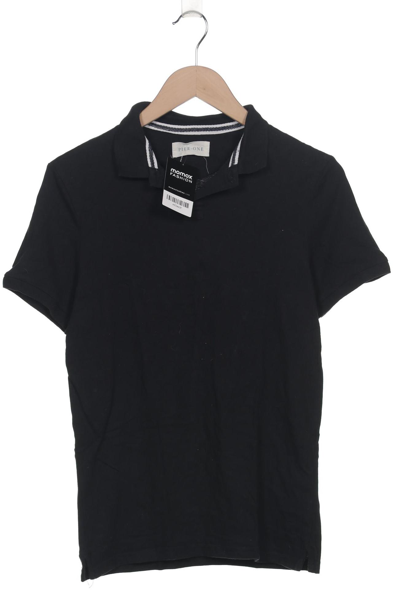 

pier one Herren Poloshirt, schwarz, Gr. 46