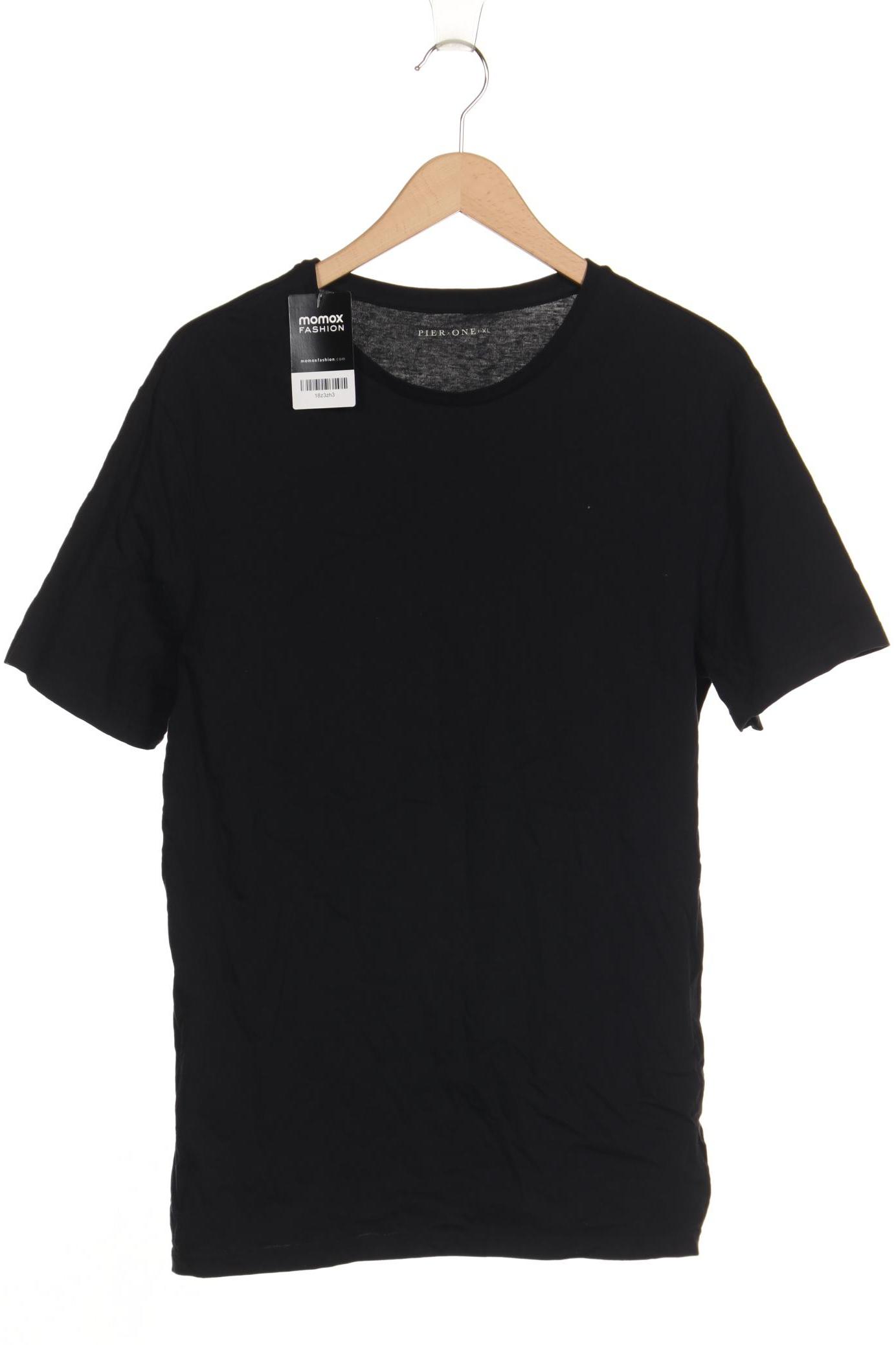 

pier one Herren T-Shirt, schwarz, Gr. 54
