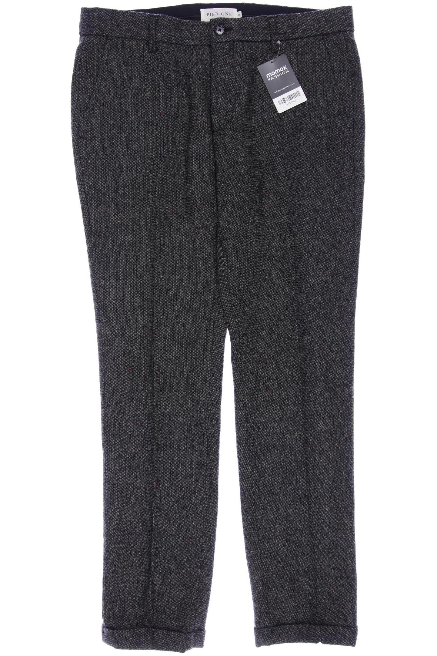 

pier one Herren Stoffhose, grau, Gr. 33