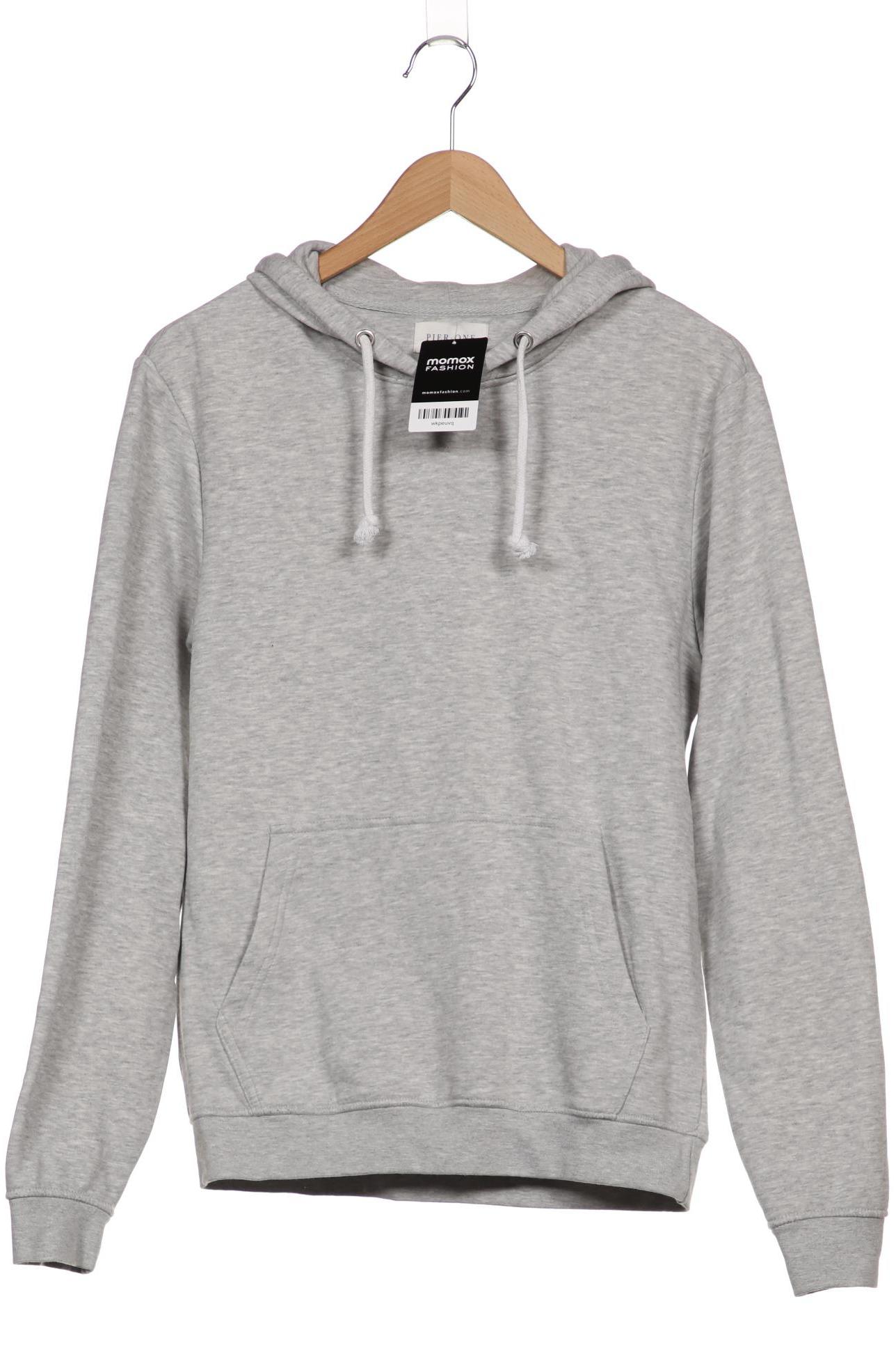 

pier one Herren Kapuzenpullover, grau, Gr. 46