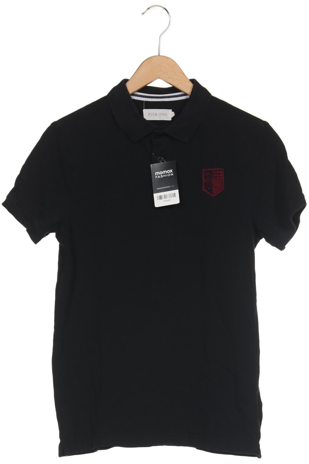 

pier one Herren Poloshirt, schwarz, Gr. 48