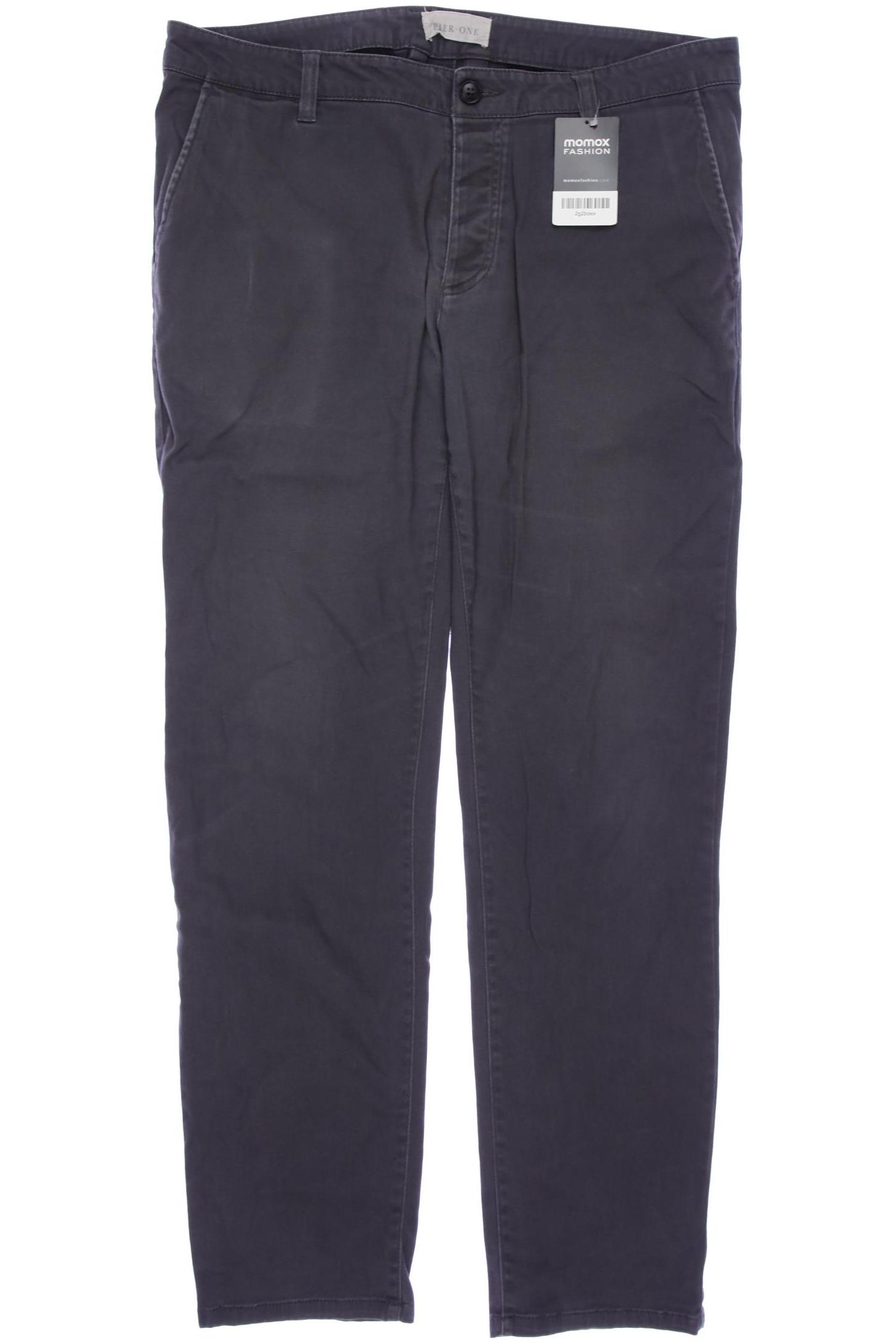 

pier one Herren Stoffhose, grau, Gr. 34