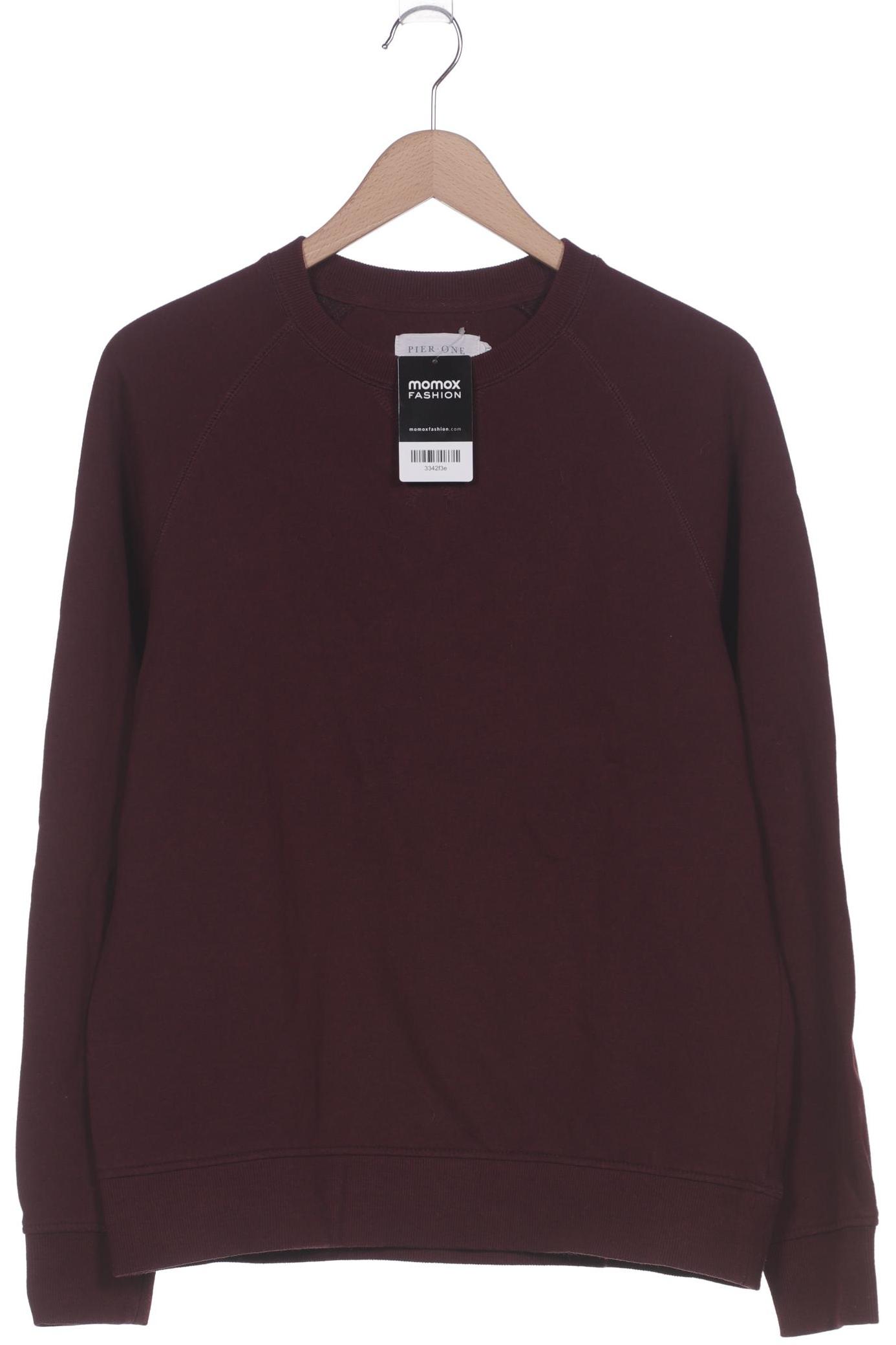 

pier one Herren Sweatshirt, bordeaux, Gr. 52