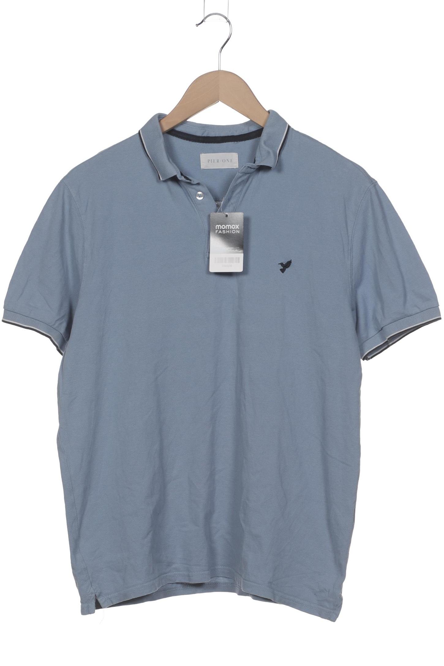 

pier one Herren Poloshirt, hellblau, Gr. 54