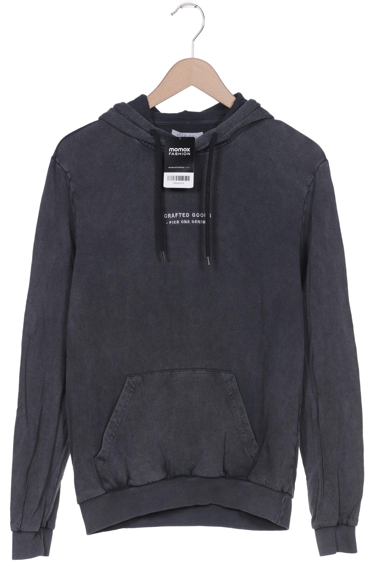 

pier one Herren Kapuzenpullover, grau, Gr. 46