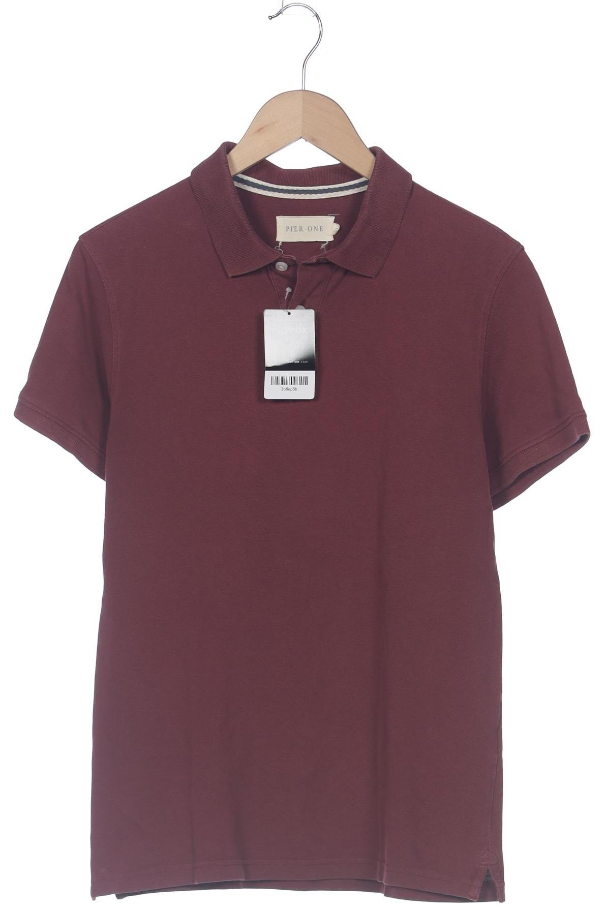 

pier one Herren Poloshirt, bordeaux, Gr. 48