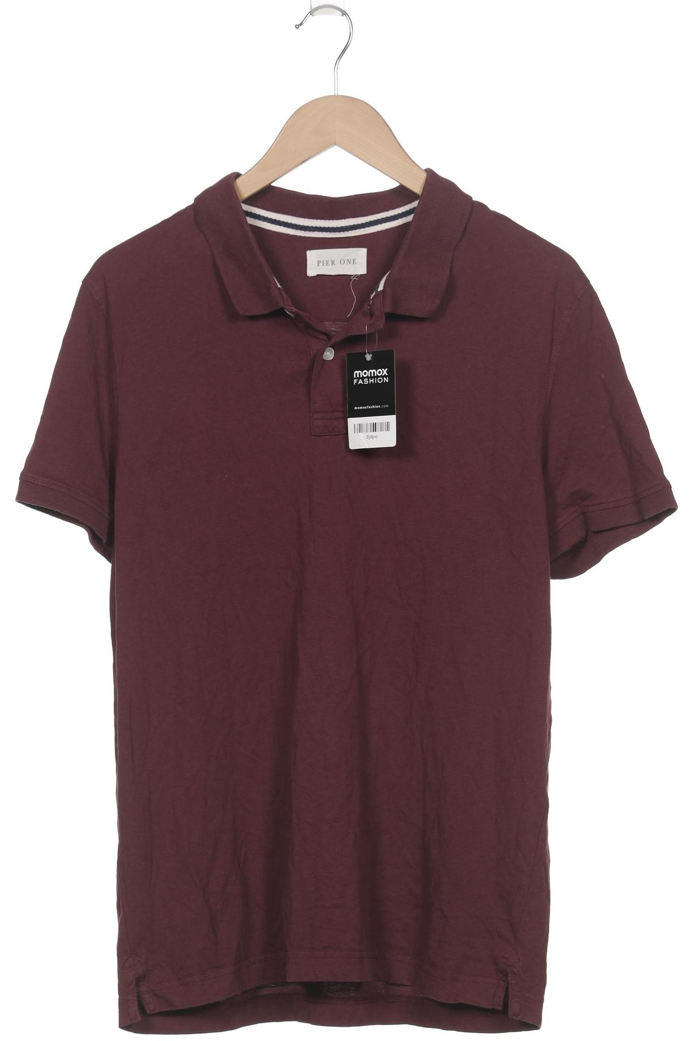 

pier one Herren Poloshirt, bordeaux, Gr. 54