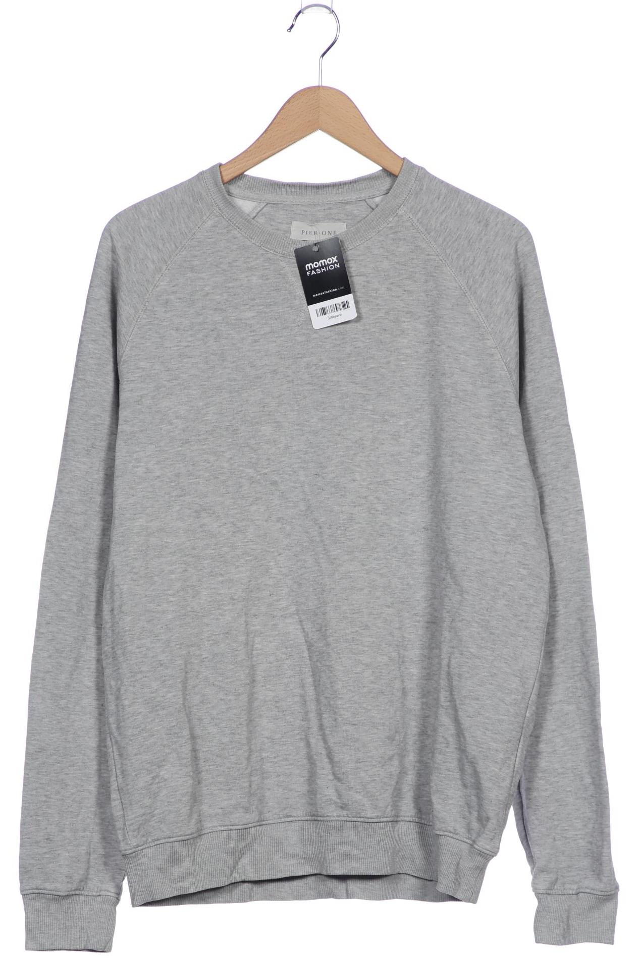 

pier one Herren Sweatshirt, grau, Gr. 48