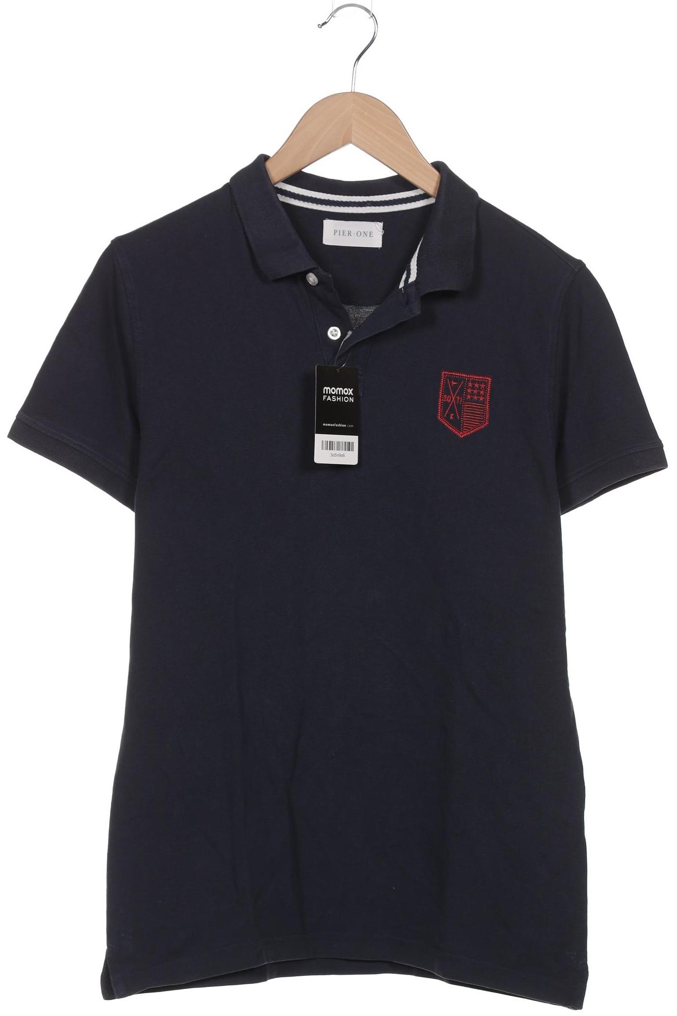 

pier one Herren Poloshirt, marineblau, Gr. 48