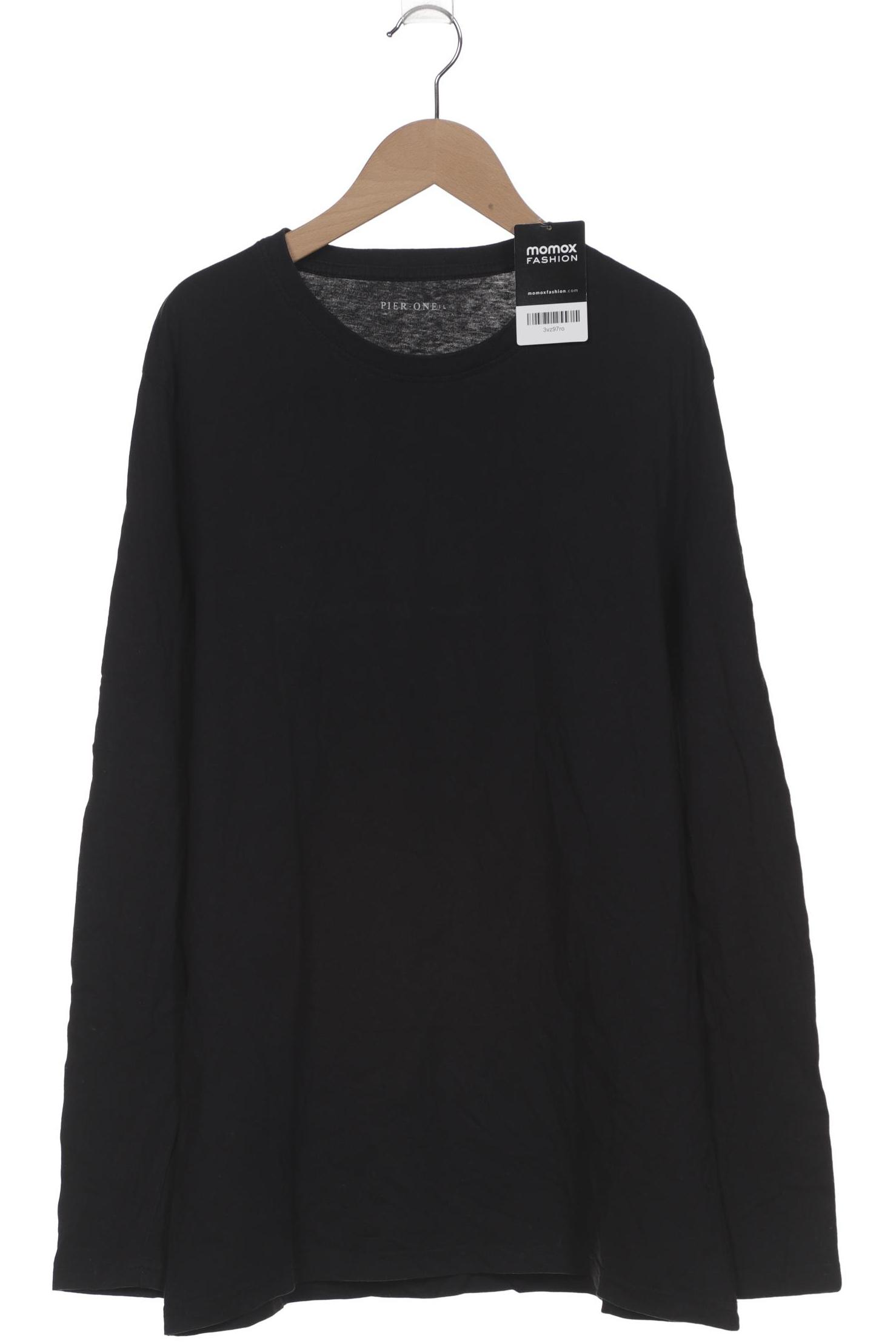 

pier one Herren Langarmshirt, schwarz, Gr. 52