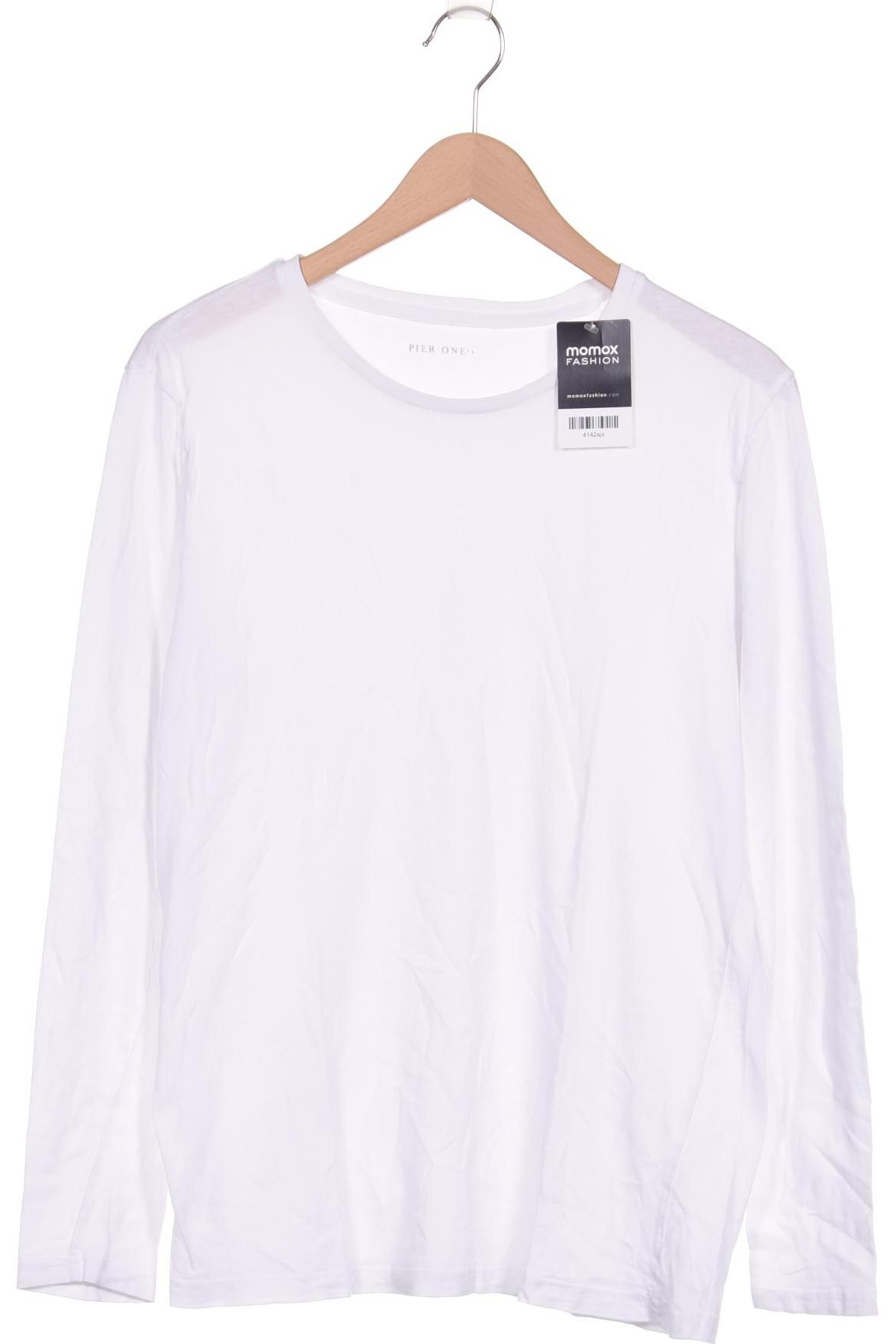

pier one Herren Langarmshirt, weiß