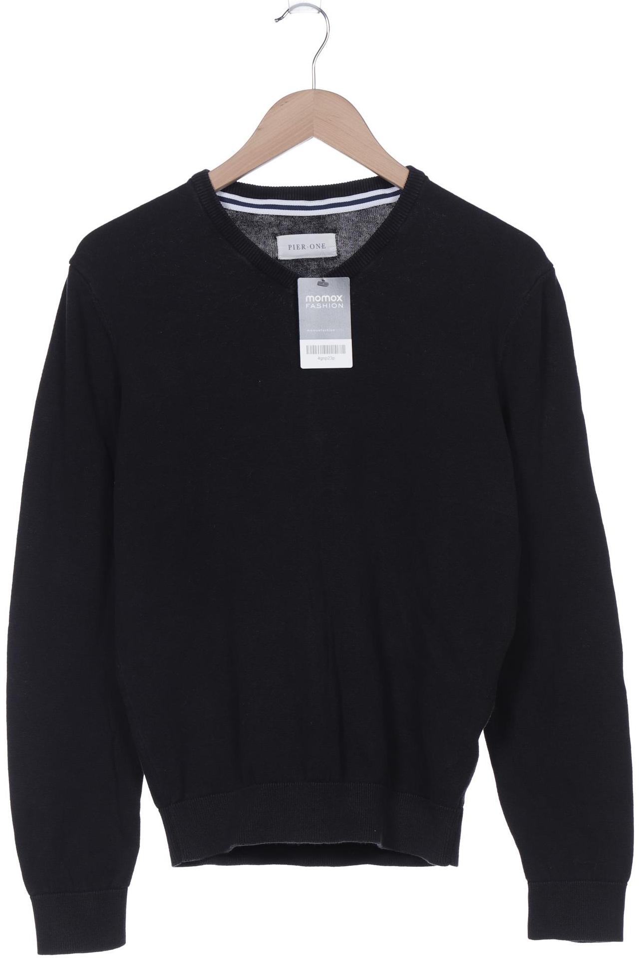 

pier one Herren Pullover, schwarz, Gr. 48