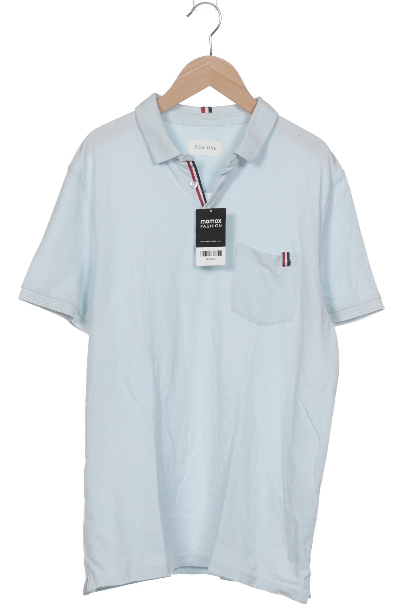 

pier one Herren Poloshirt, hellblau, Gr. 52