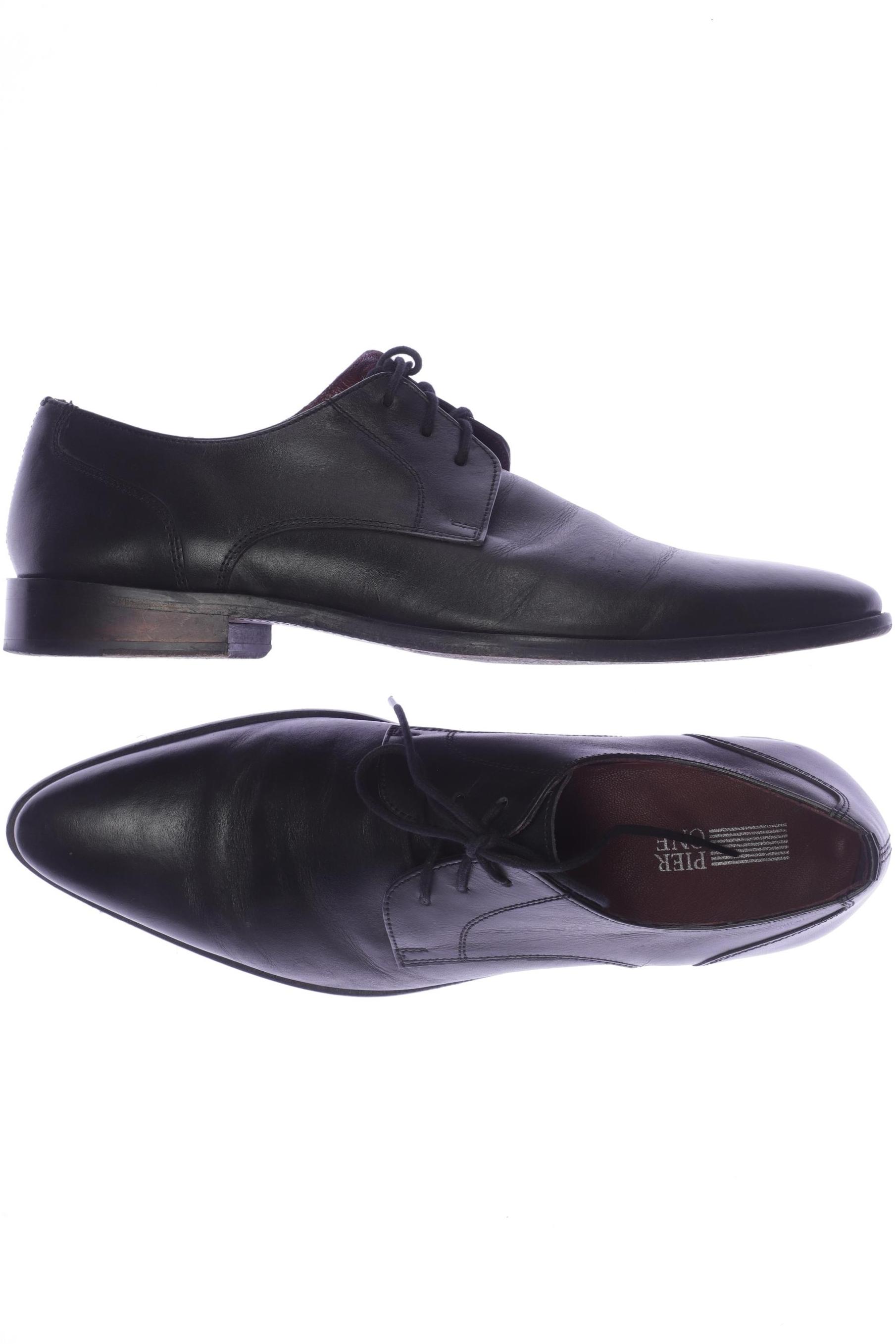 

pier one Herren Halbschuh, schwarz, Gr. 43