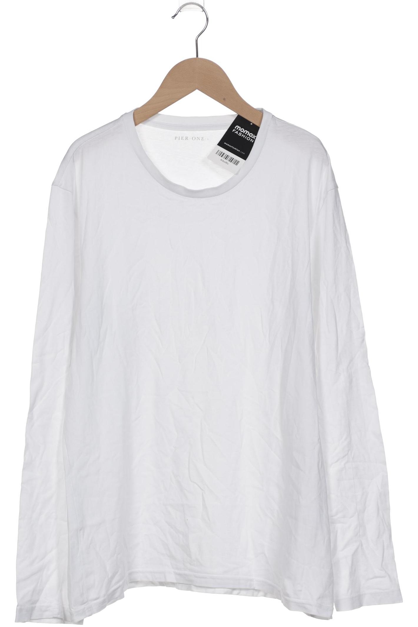 

pier one Herren Langarmshirt, weiß, Gr. 52