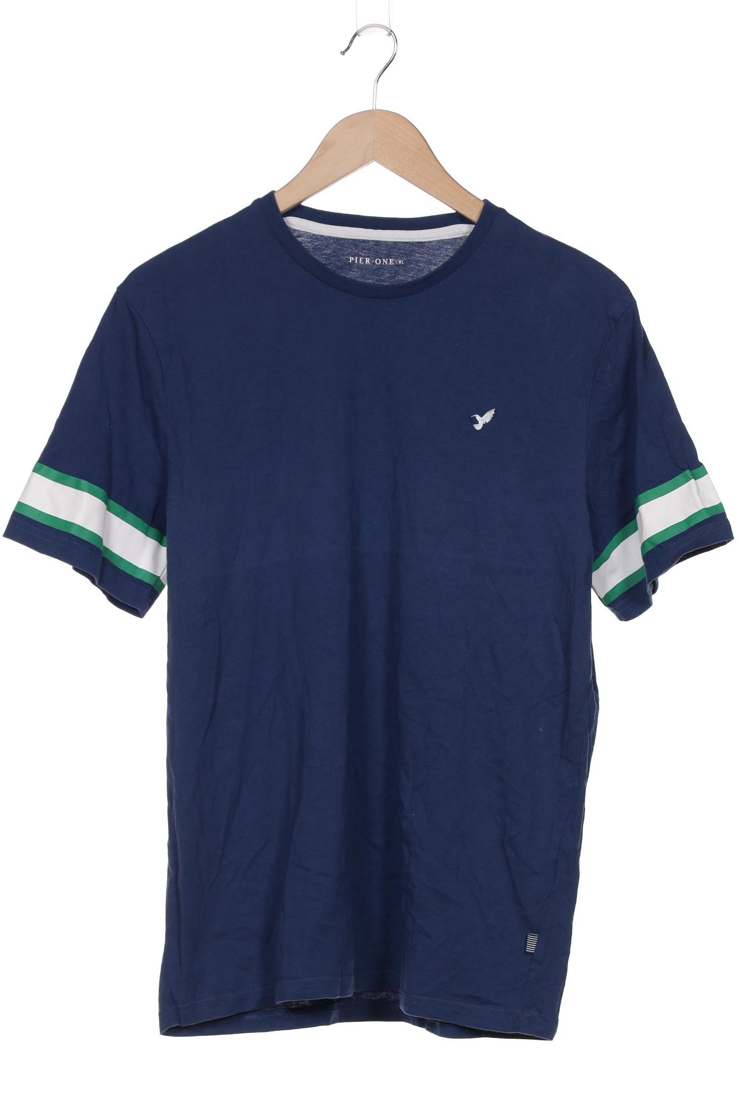 

pier one Herren T-Shirt, marineblau, Gr. 54