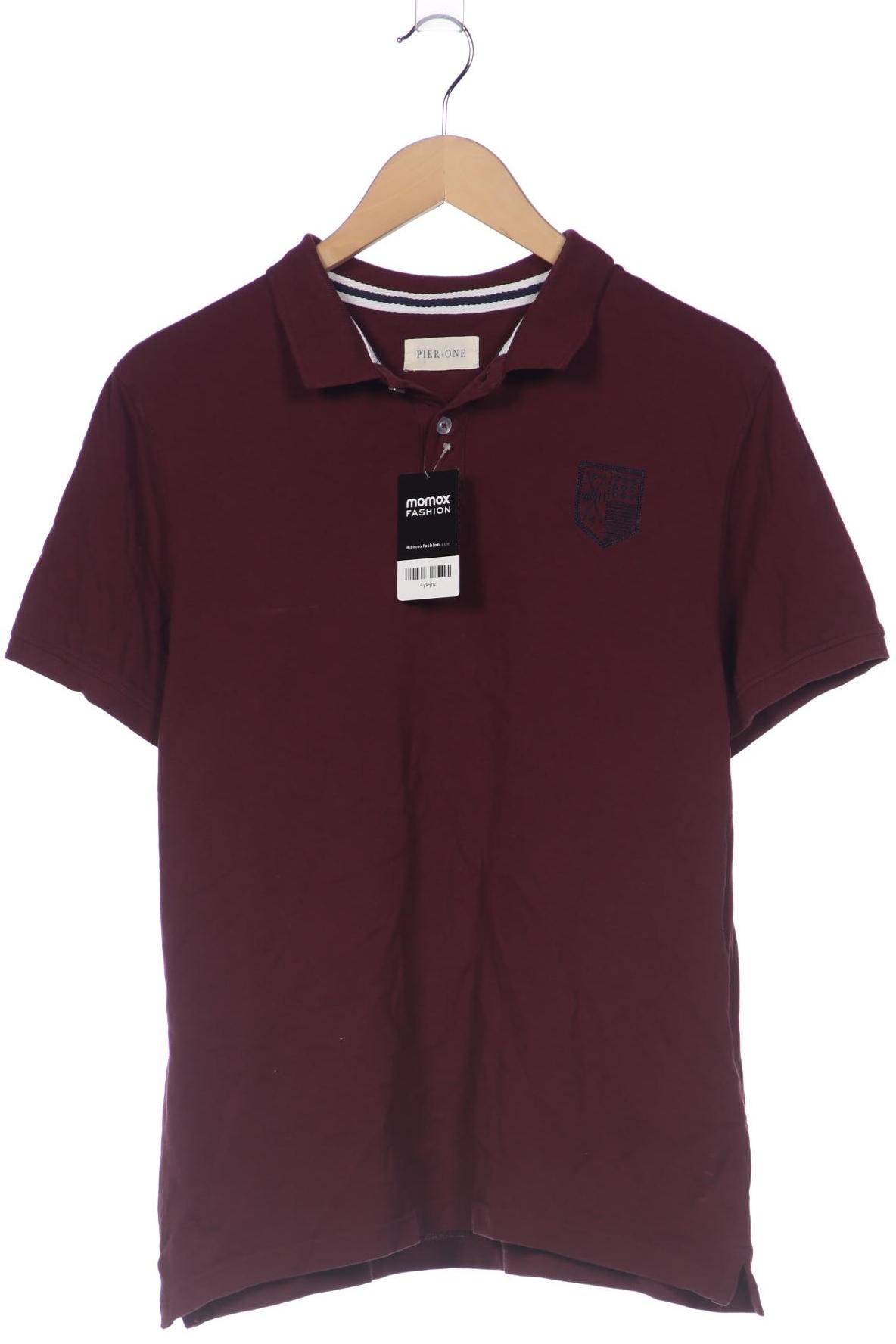 

pier one Herren Poloshirt, bordeaux, Gr. 54